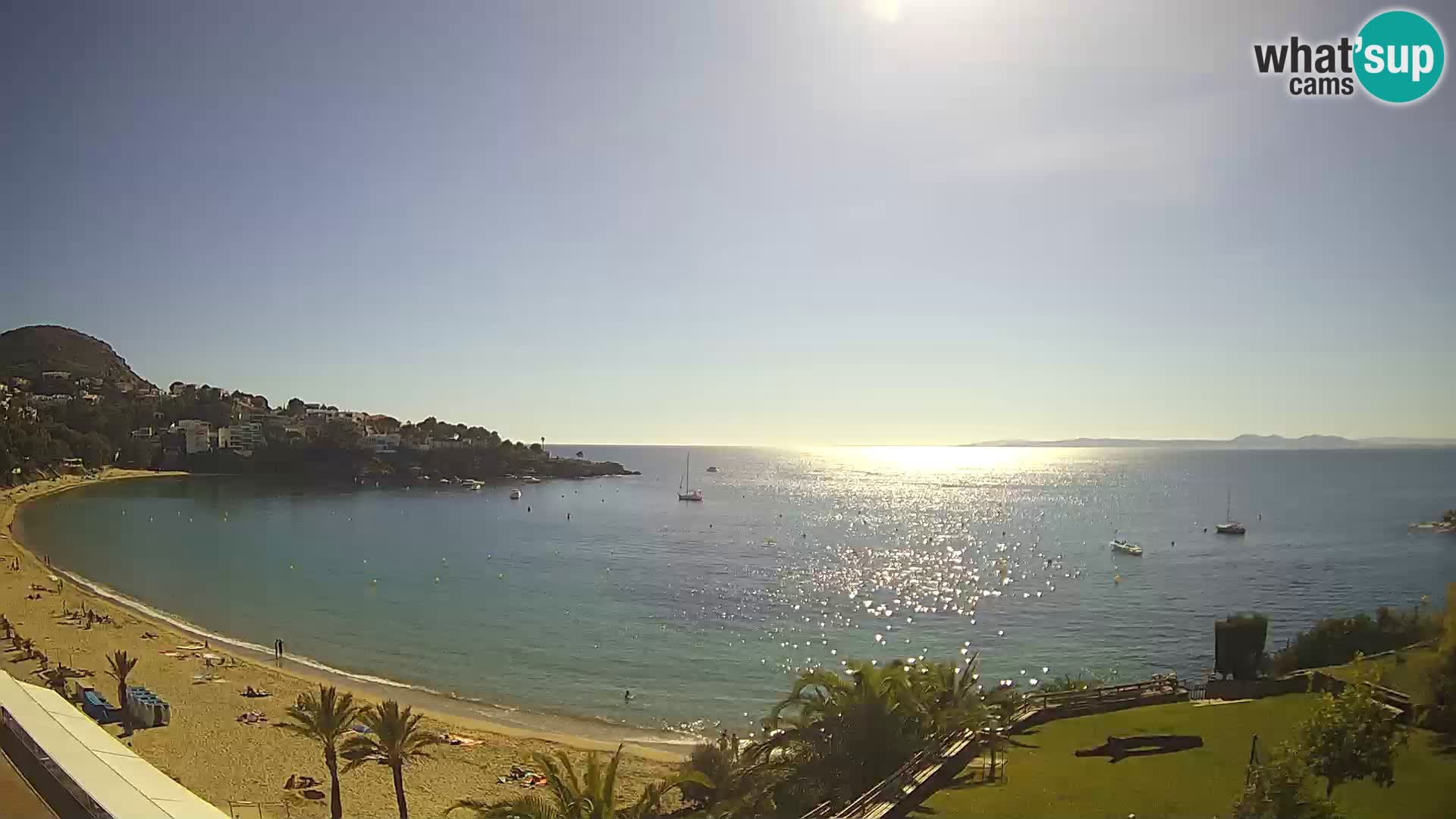 Platja de l’Almadrava Strand Webcam Roses – Costa Brava – Spanien