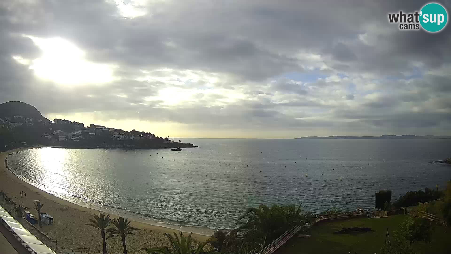Platja de l’Almadrava Strand Webcam Roses – Costa Brava – Spanien