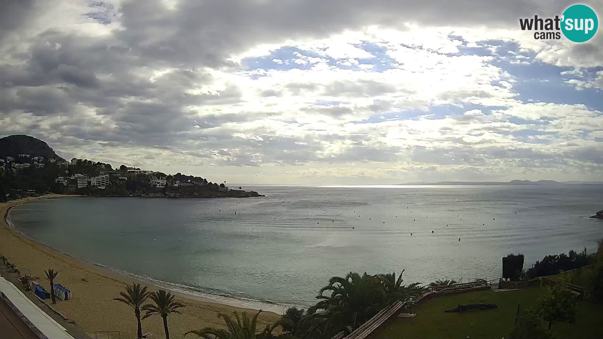Platja de l’Almadrava Strand Webcam Roses – Costa Brava – Spanien