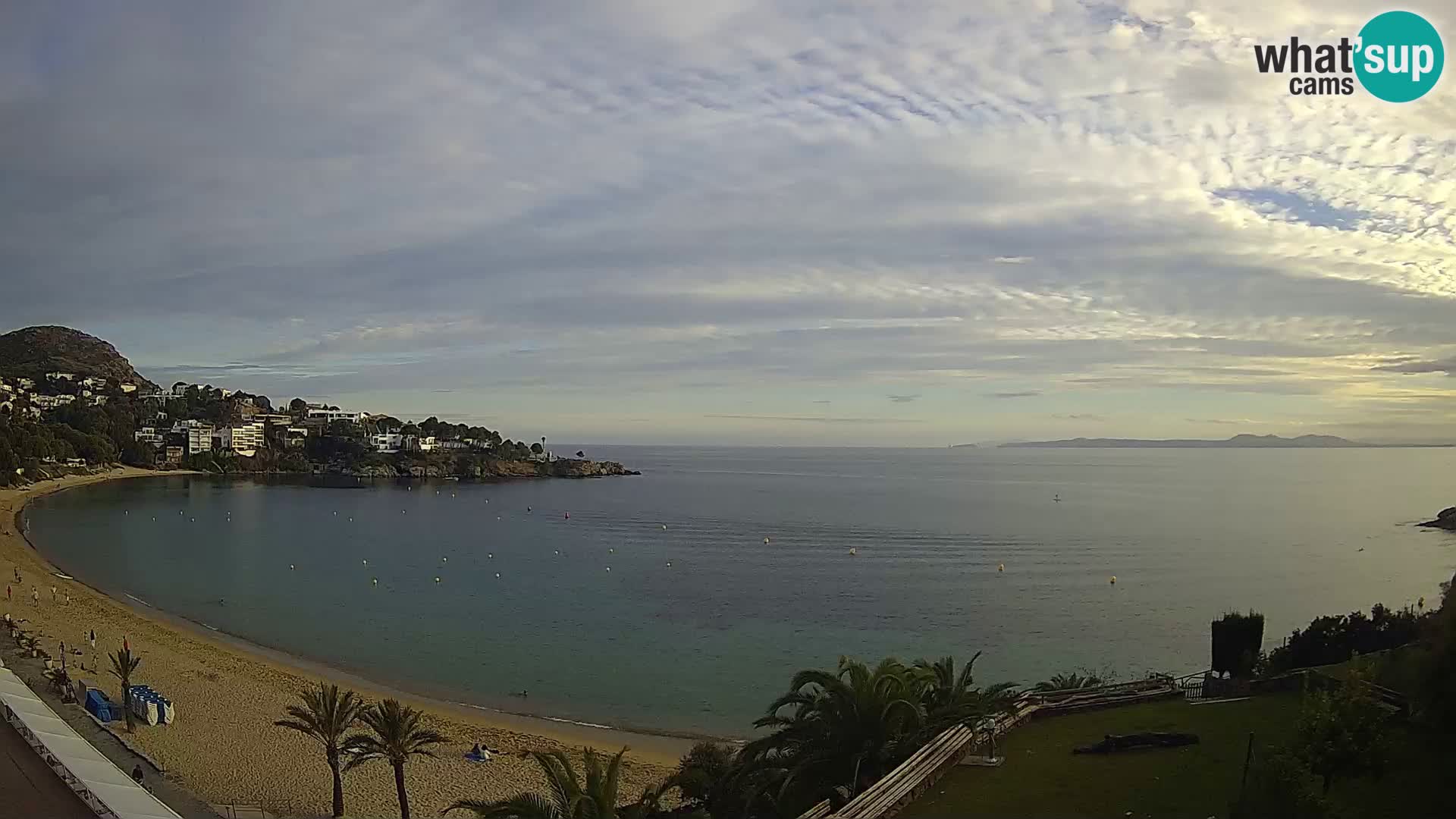 Plage de l’Almadrava Livecam Roses – Costa Brava – Espagne