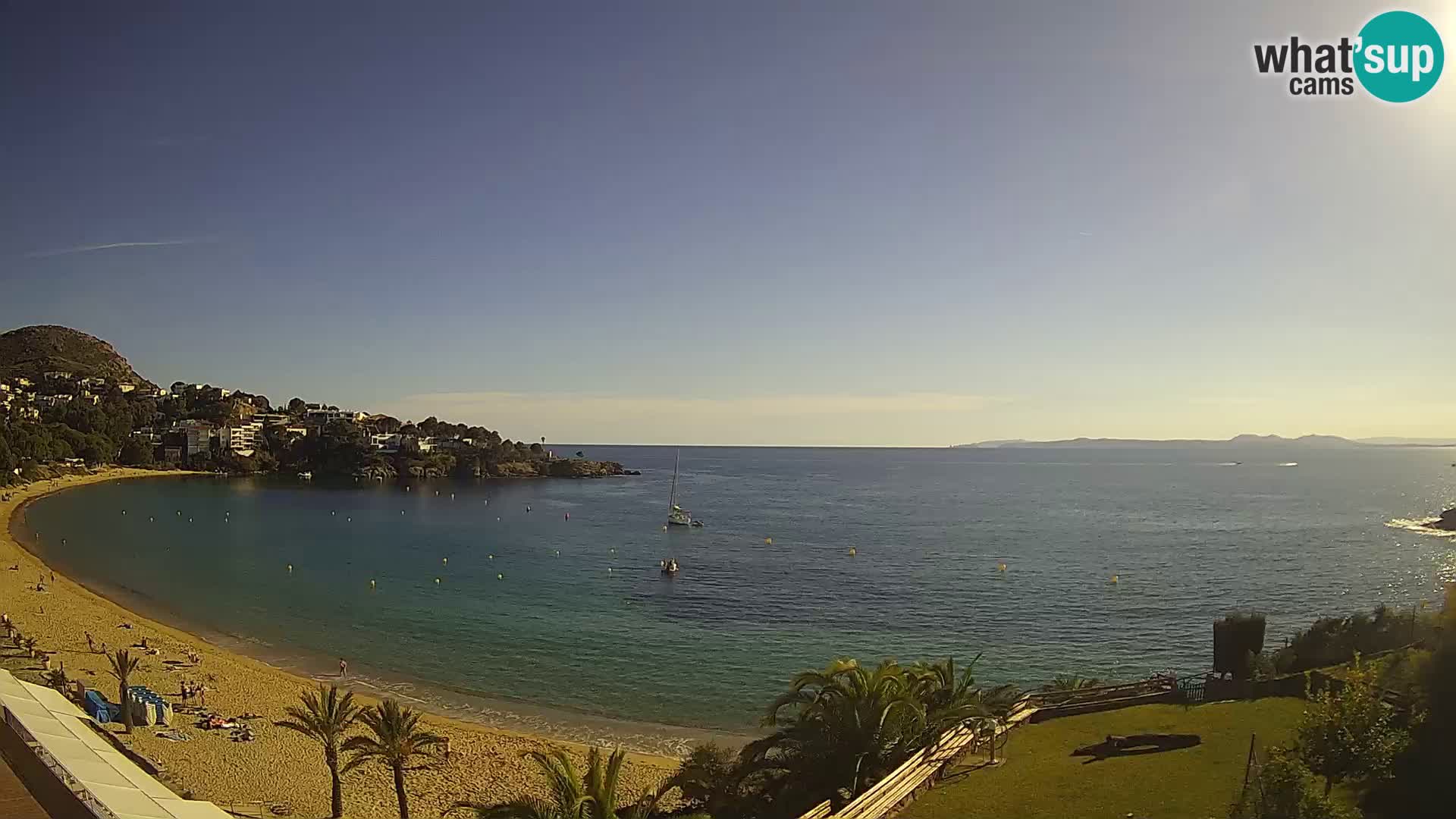 Playa de l’Almadrava camera en vivo Roses – Costa Brava – Espana