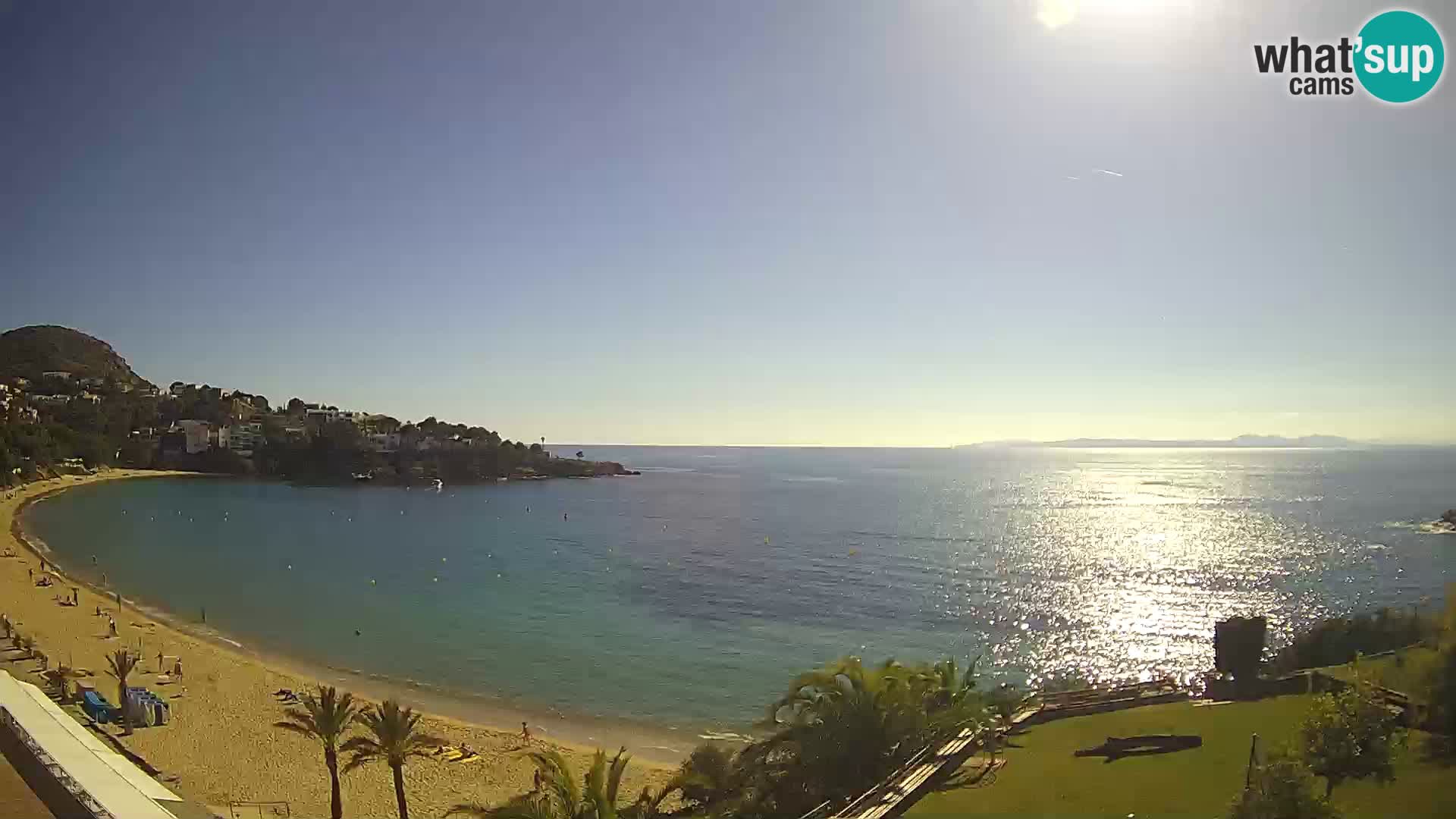 Platja de l’Almadrava Strand Webcam Roses – Costa Brava – Spanien
