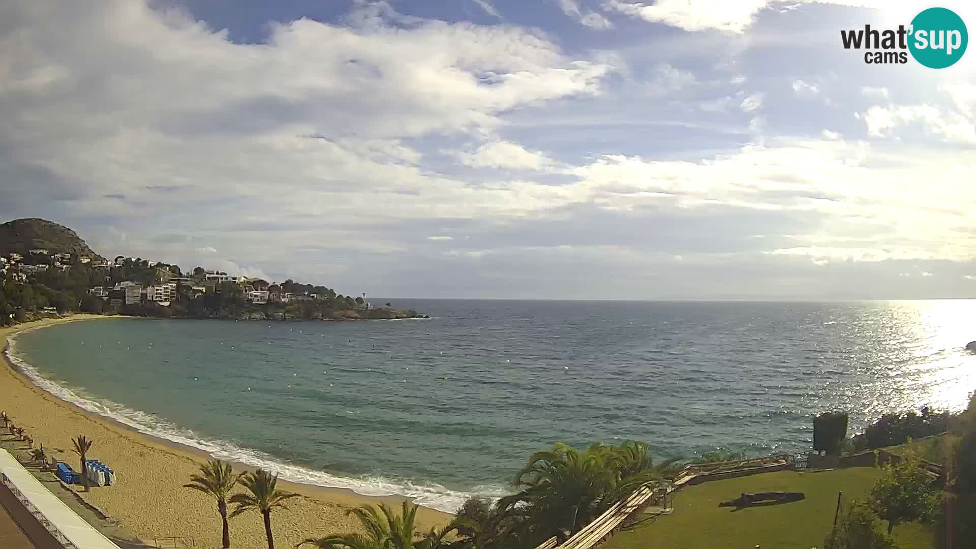 Plaža de l’Almadrava Spletna kamera Roses – Costa Brava – Španija