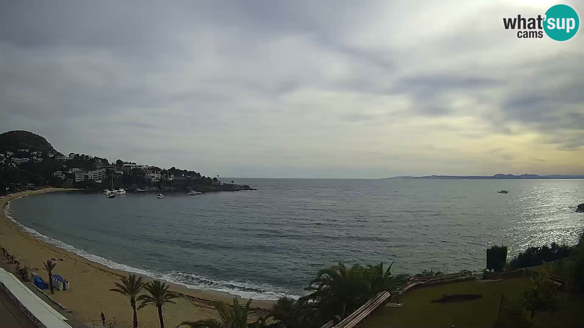 Plaža de l’Almadrava Spletna kamera Roses – Costa Brava – Španija