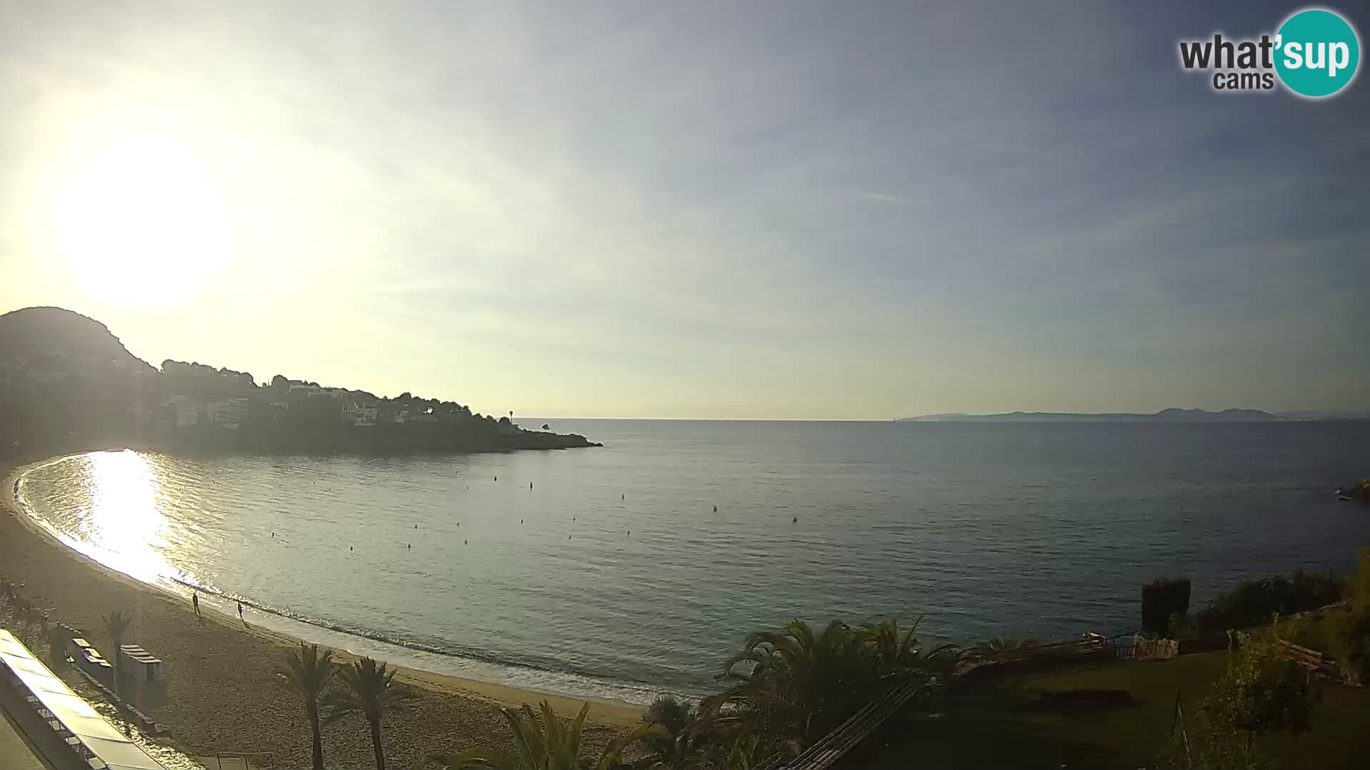 Platja de l’Almadrava Strand Webcam Roses – Costa Brava – Spanien