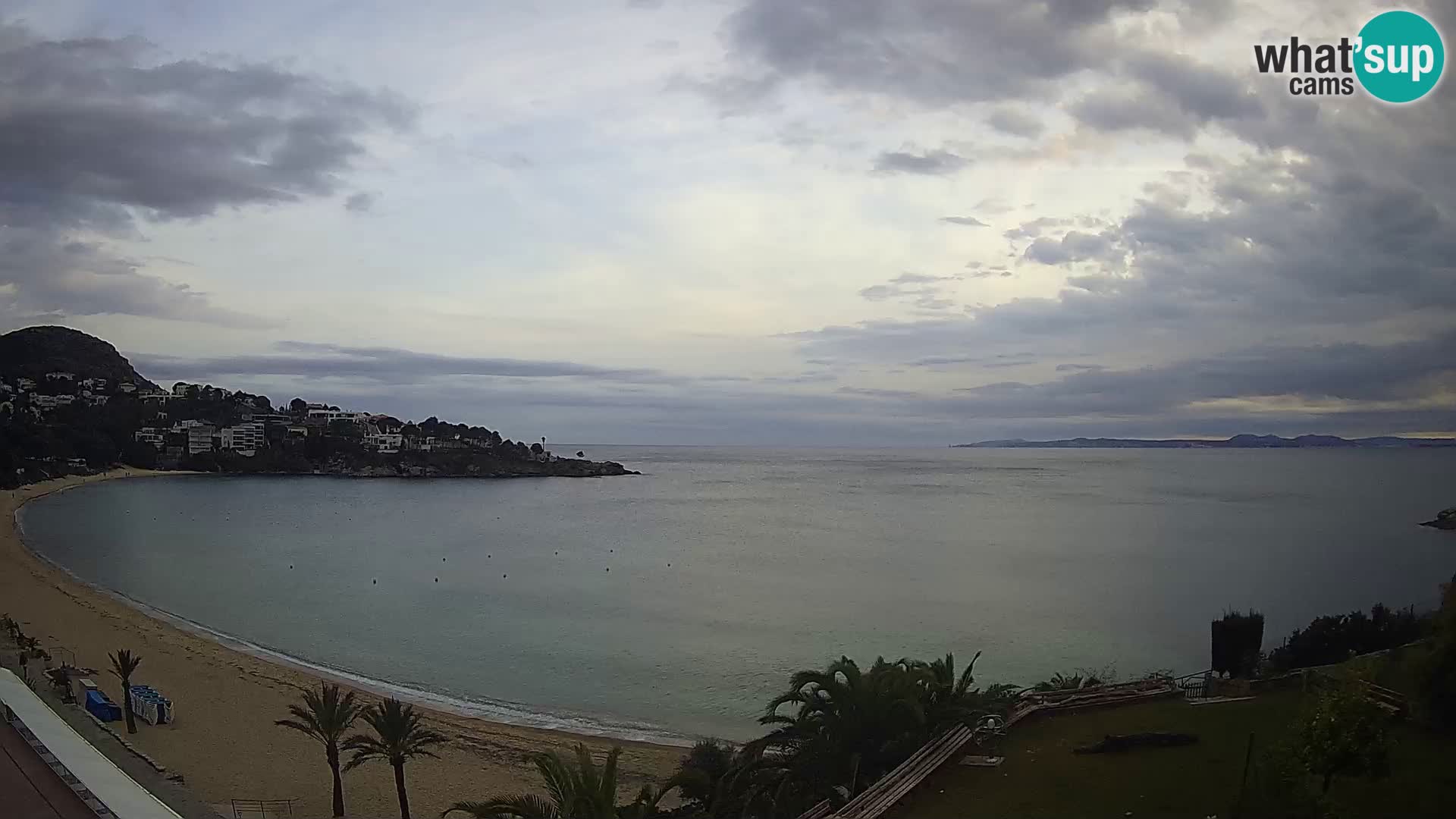 Plage de l’Almadrava Livecam Roses – Costa Brava – Espagne