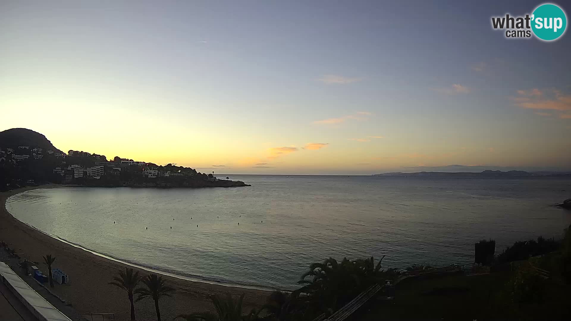 Platja de l’Almadrava beach Live Webcam Roses – Costa Brava – Spain