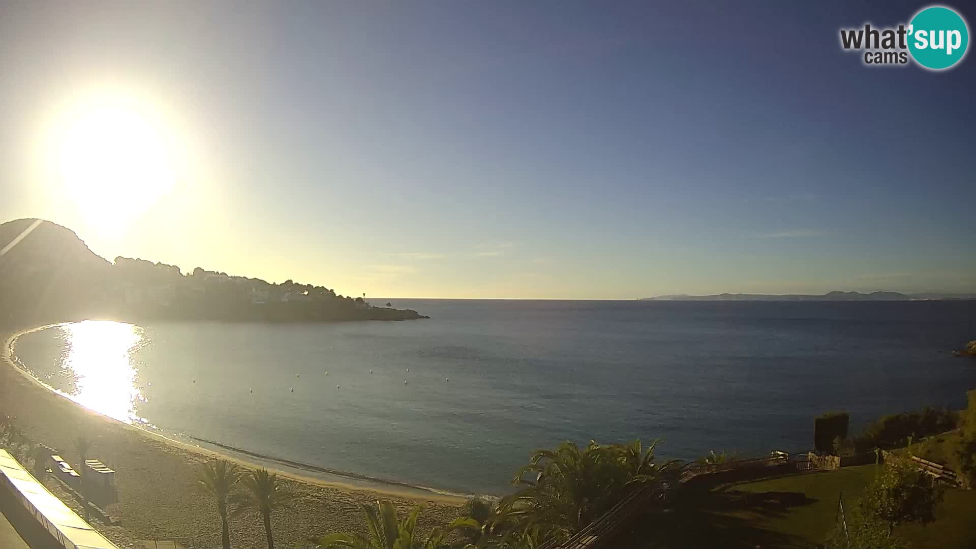 Platja de l’Almadrava beach Live Webcam Roses – Costa Brava – Spain