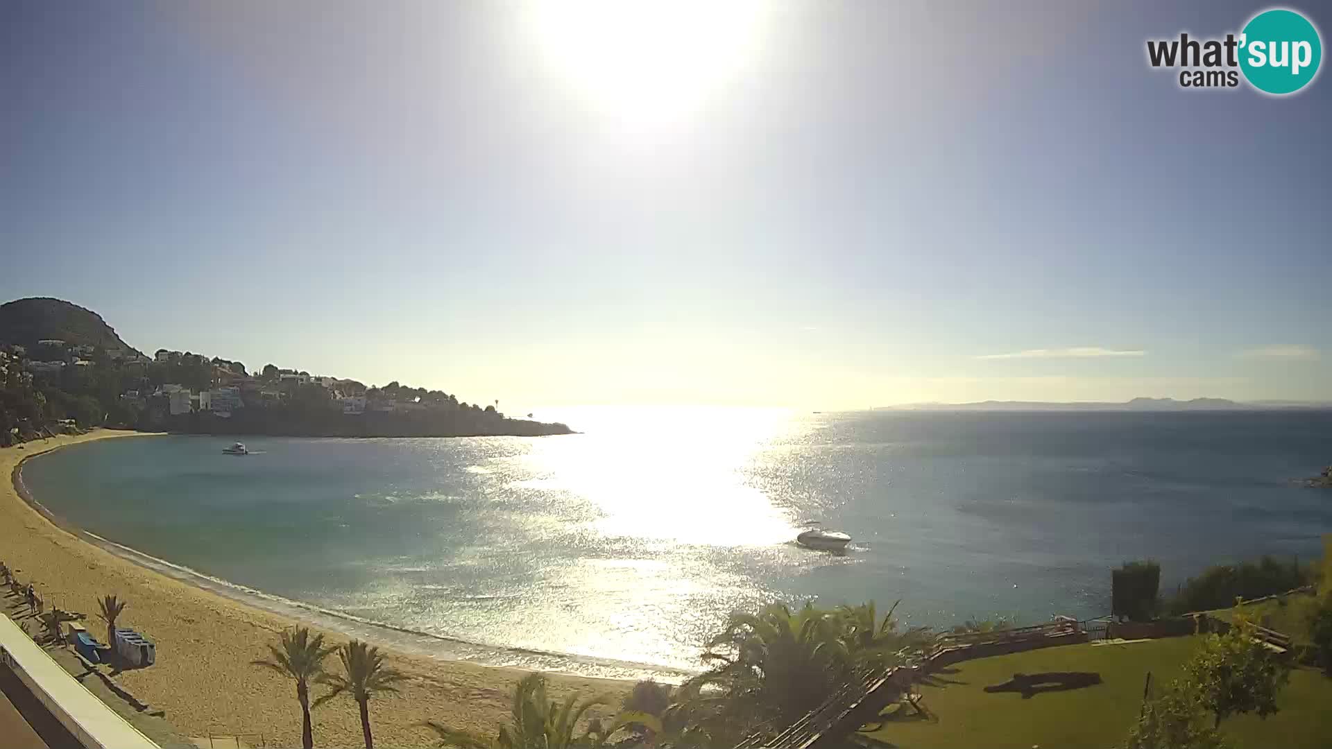 Platja de l’Almadrava Strand Webcam Roses – Costa Brava – Spanien