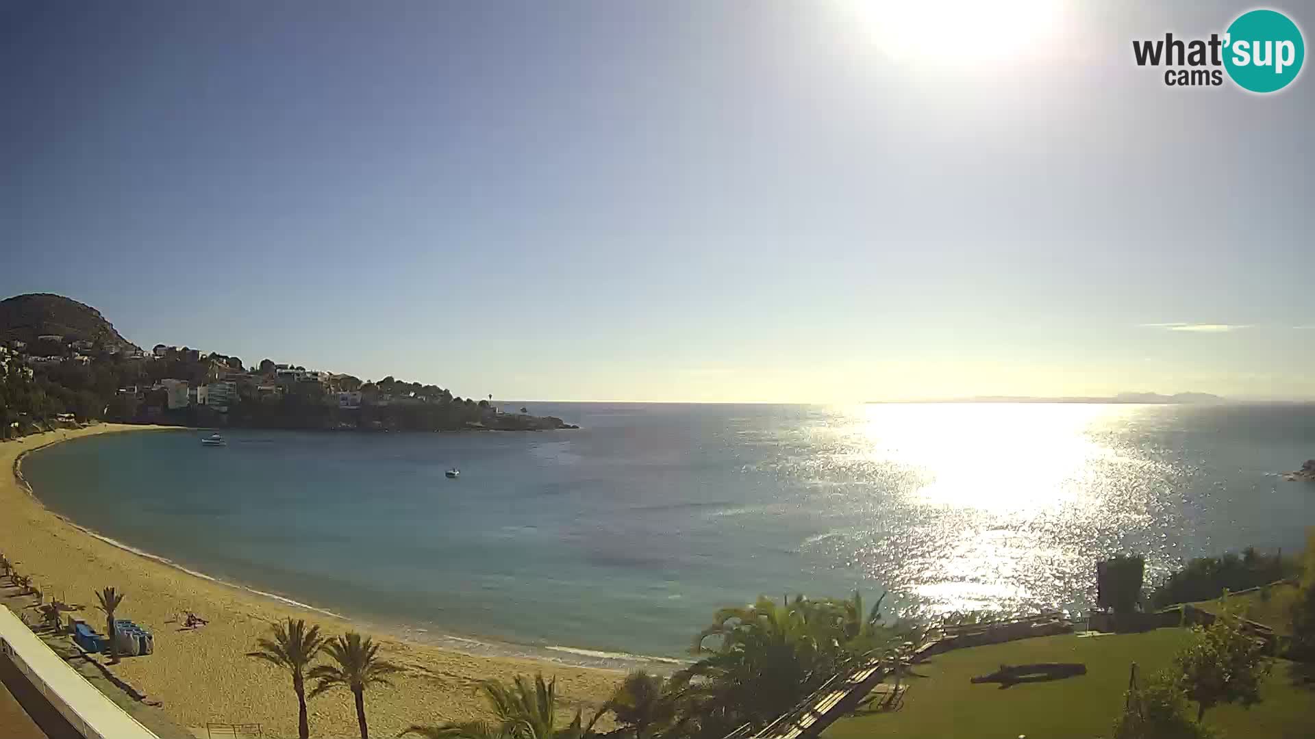 Plaža de l’Almadrava Spletna kamera Roses – Costa Brava – Španija