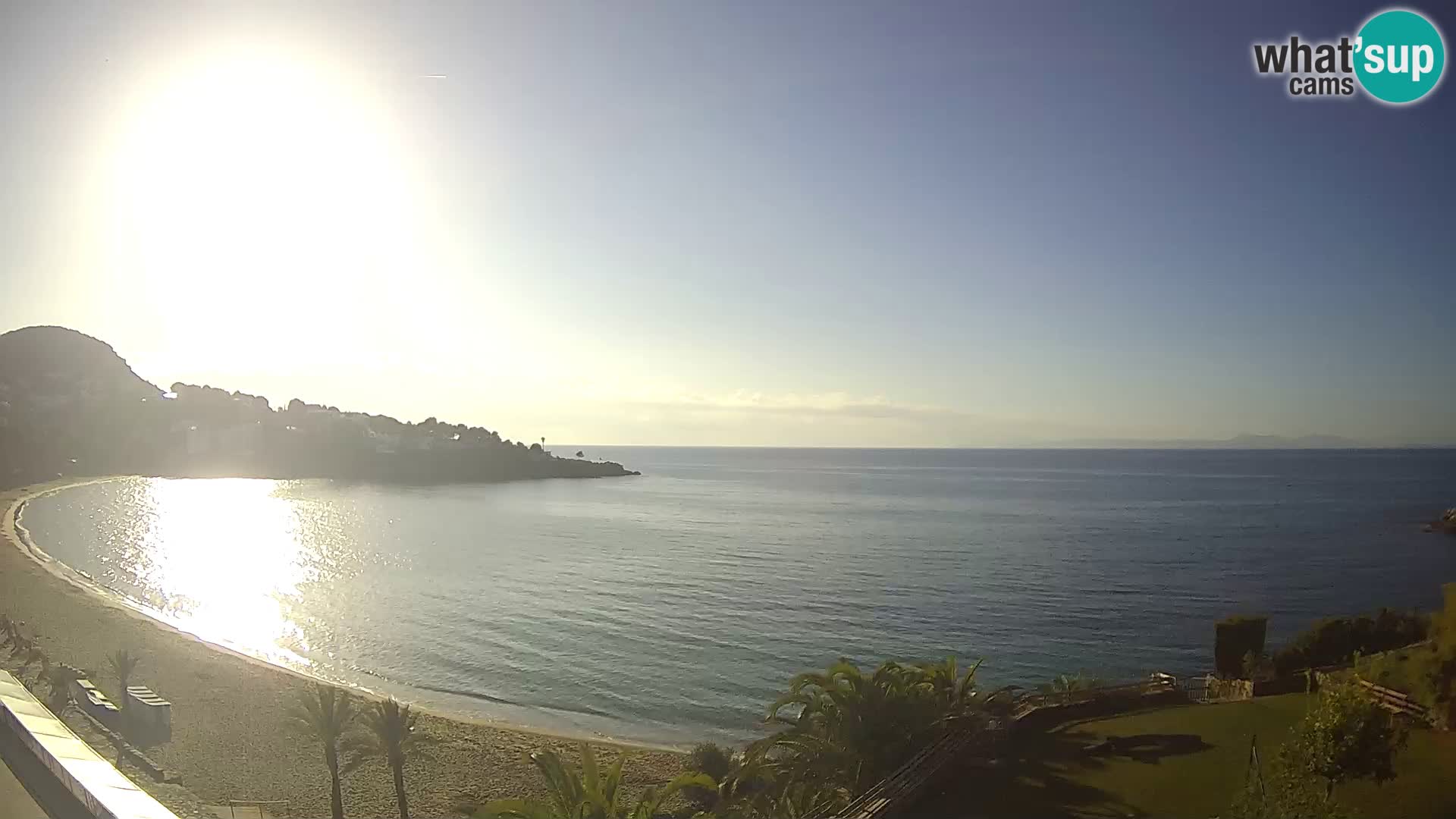 Playa de l’Almadrava camera en vivo Roses – Costa Brava – Espana