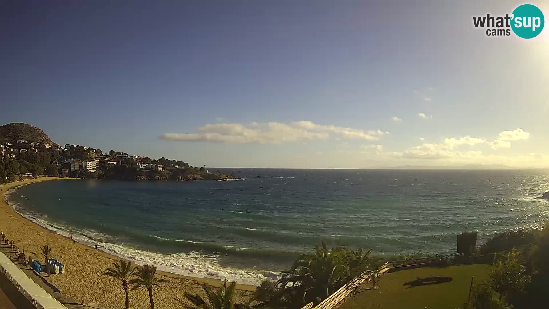 Playa de l’Almadrava camera en vivo Roses – Costa Brava – Espana