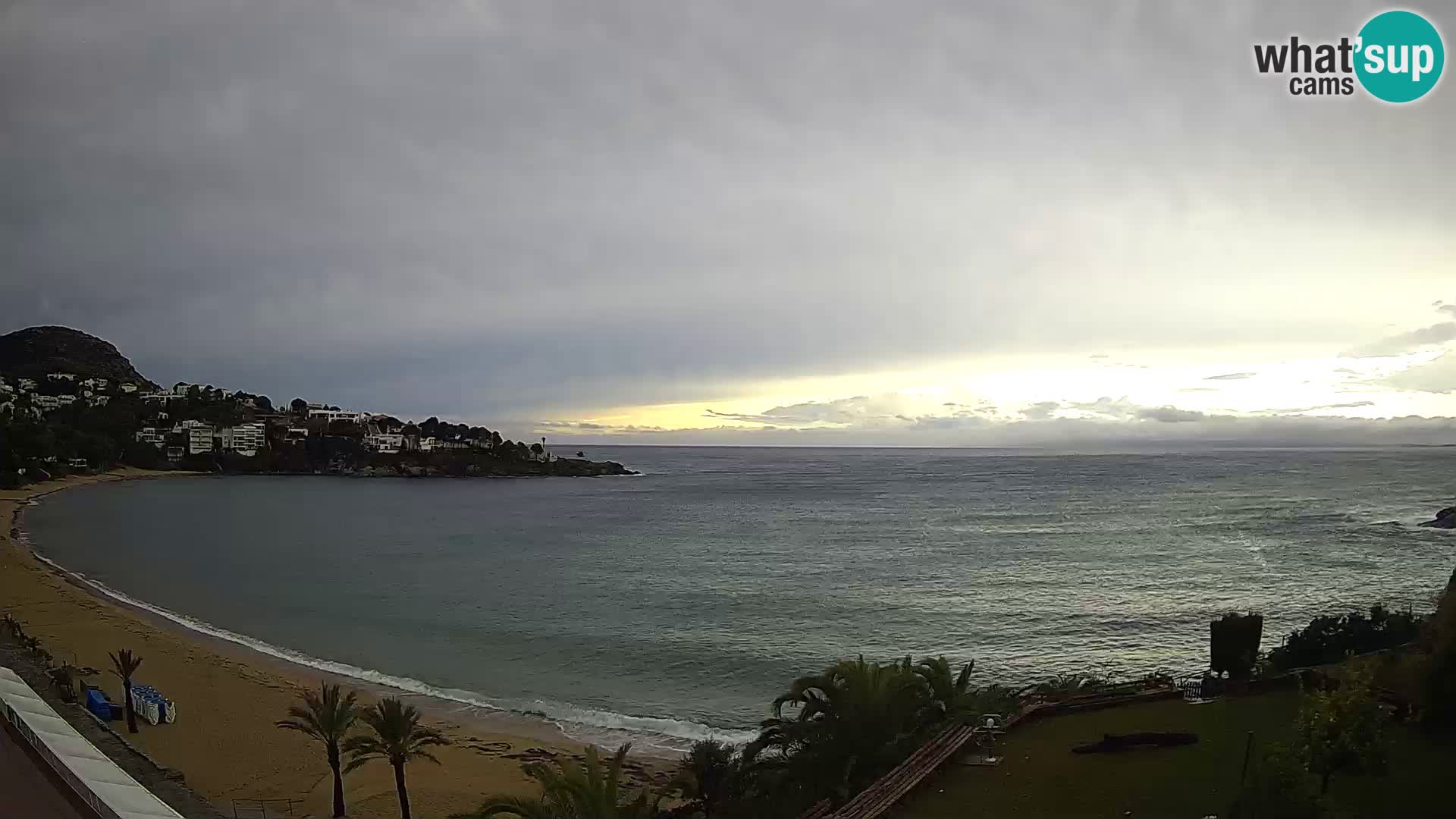 Plaža de l’Almadrava Spletna kamera Roses – Costa Brava – Španija