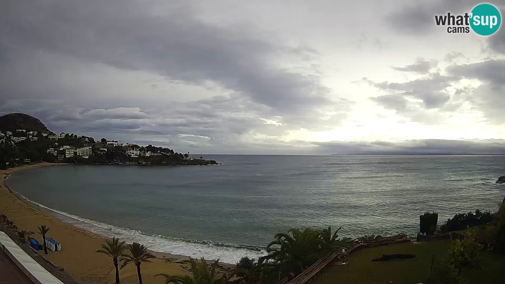 Playa de l’Almadrava camera en vivo Roses – Costa Brava – Espana