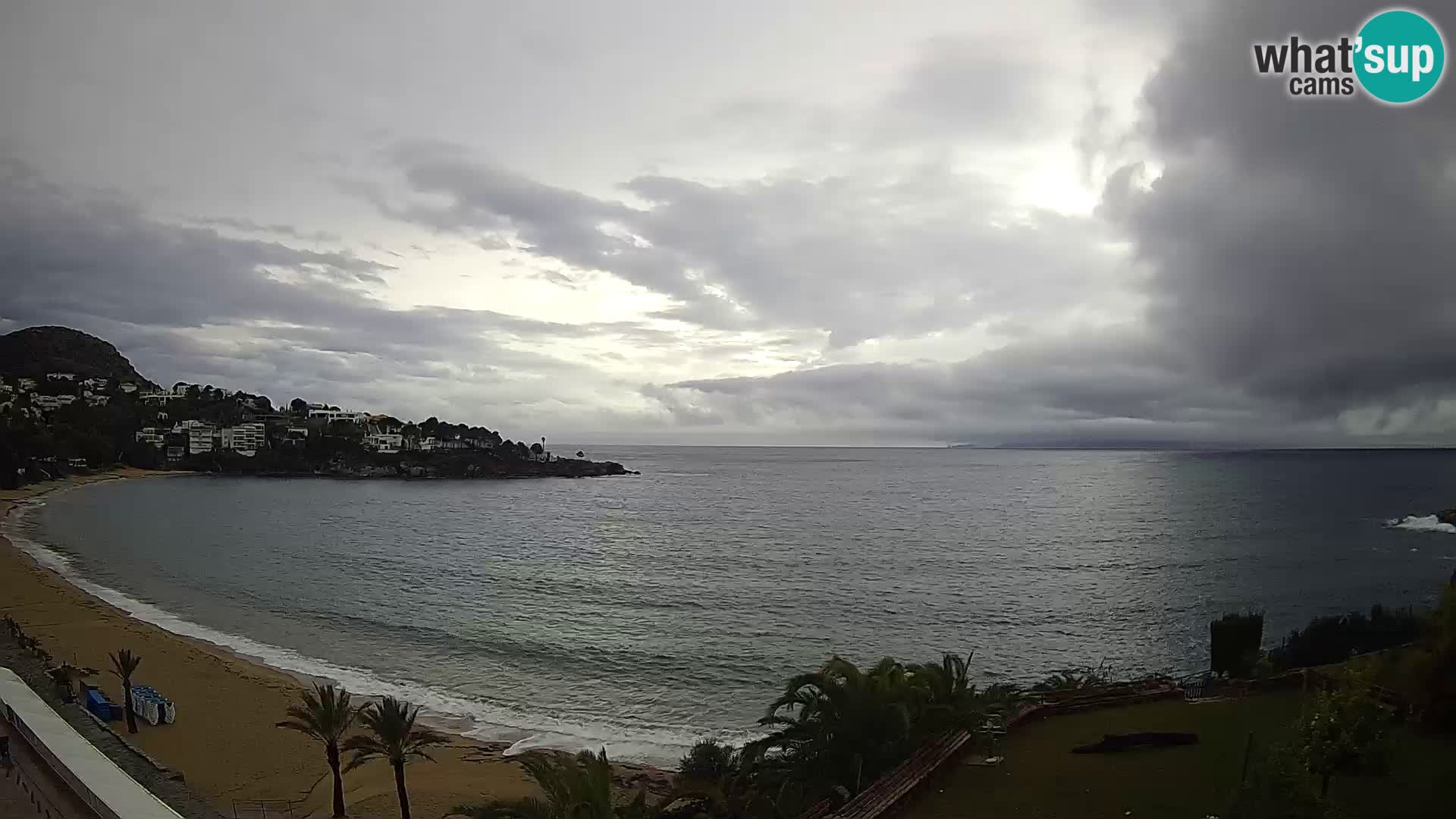 Plaža de l’Almadrava Spletna kamera Roses – Costa Brava – Španija