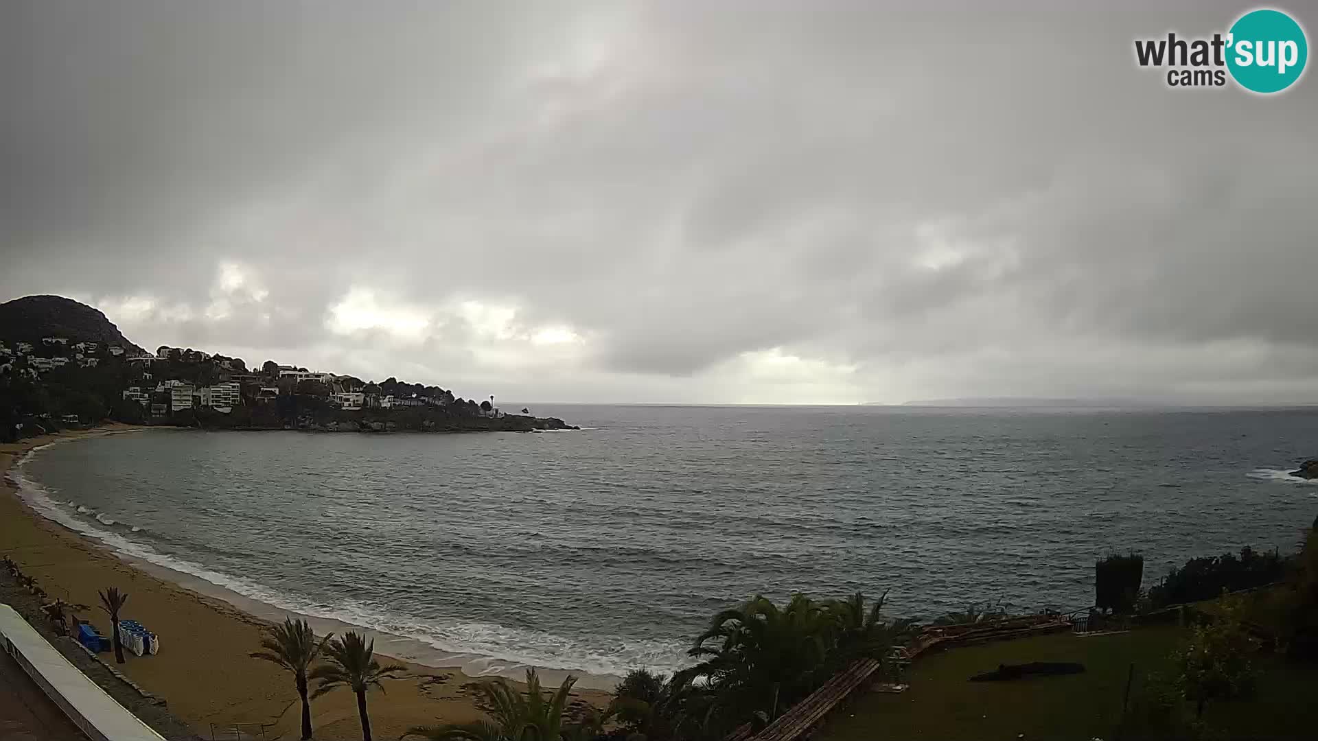 Plaža de l’Almadrava Spletna kamera Roses – Costa Brava – Španija