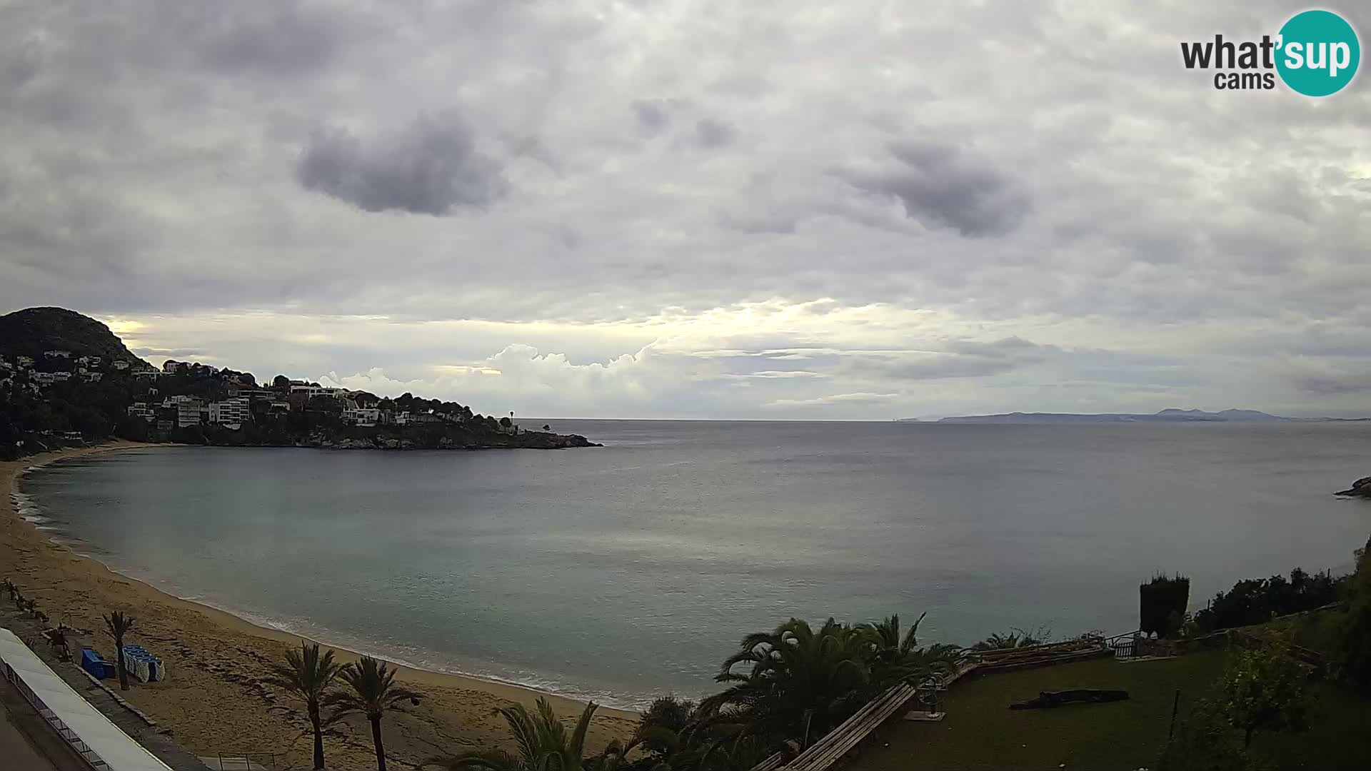 Plaža de l’Almadrava Spletna kamera Roses – Costa Brava – Španija