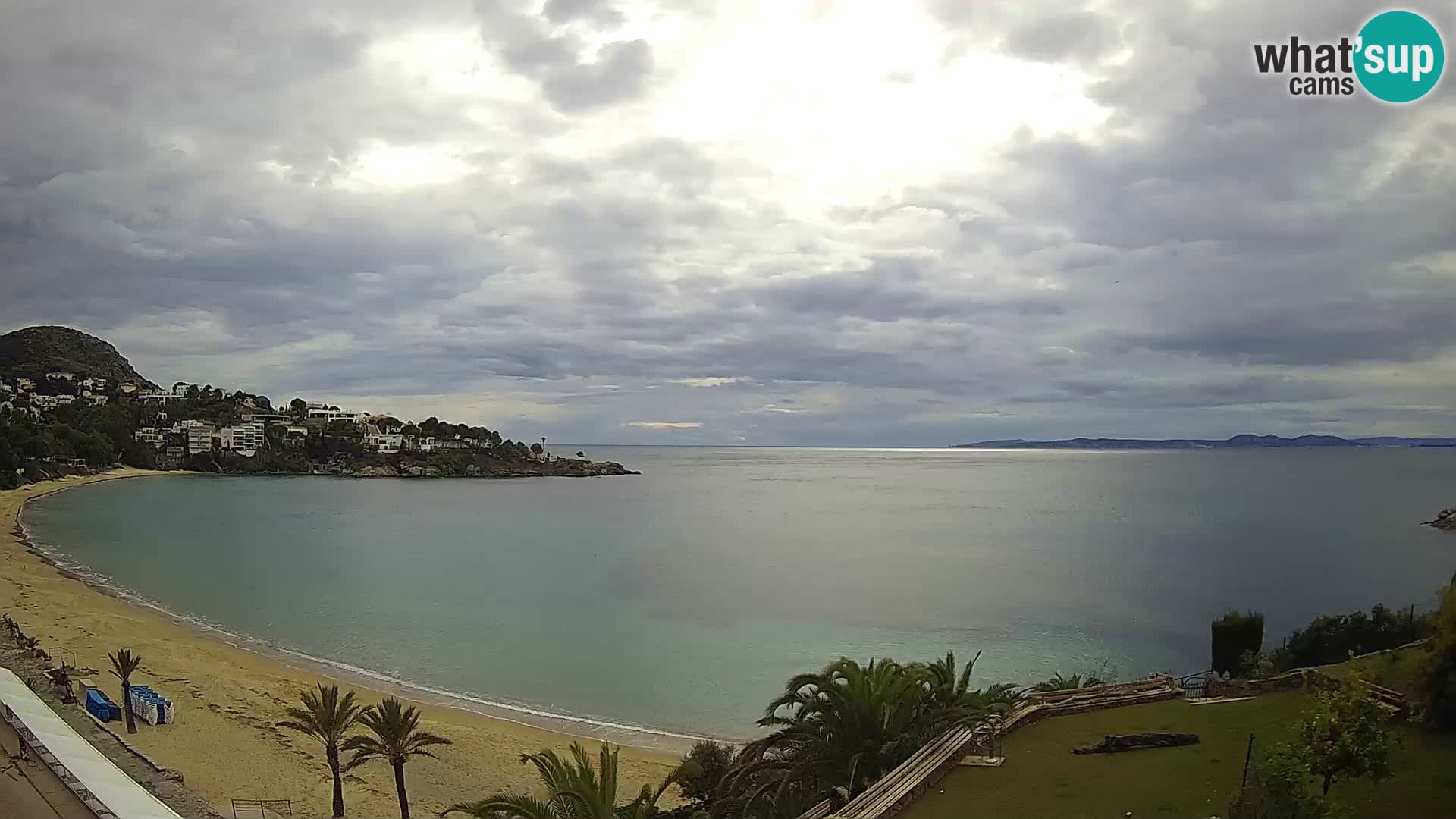 Plaža de l’Almadrava Spletna kamera Roses – Costa Brava – Španija