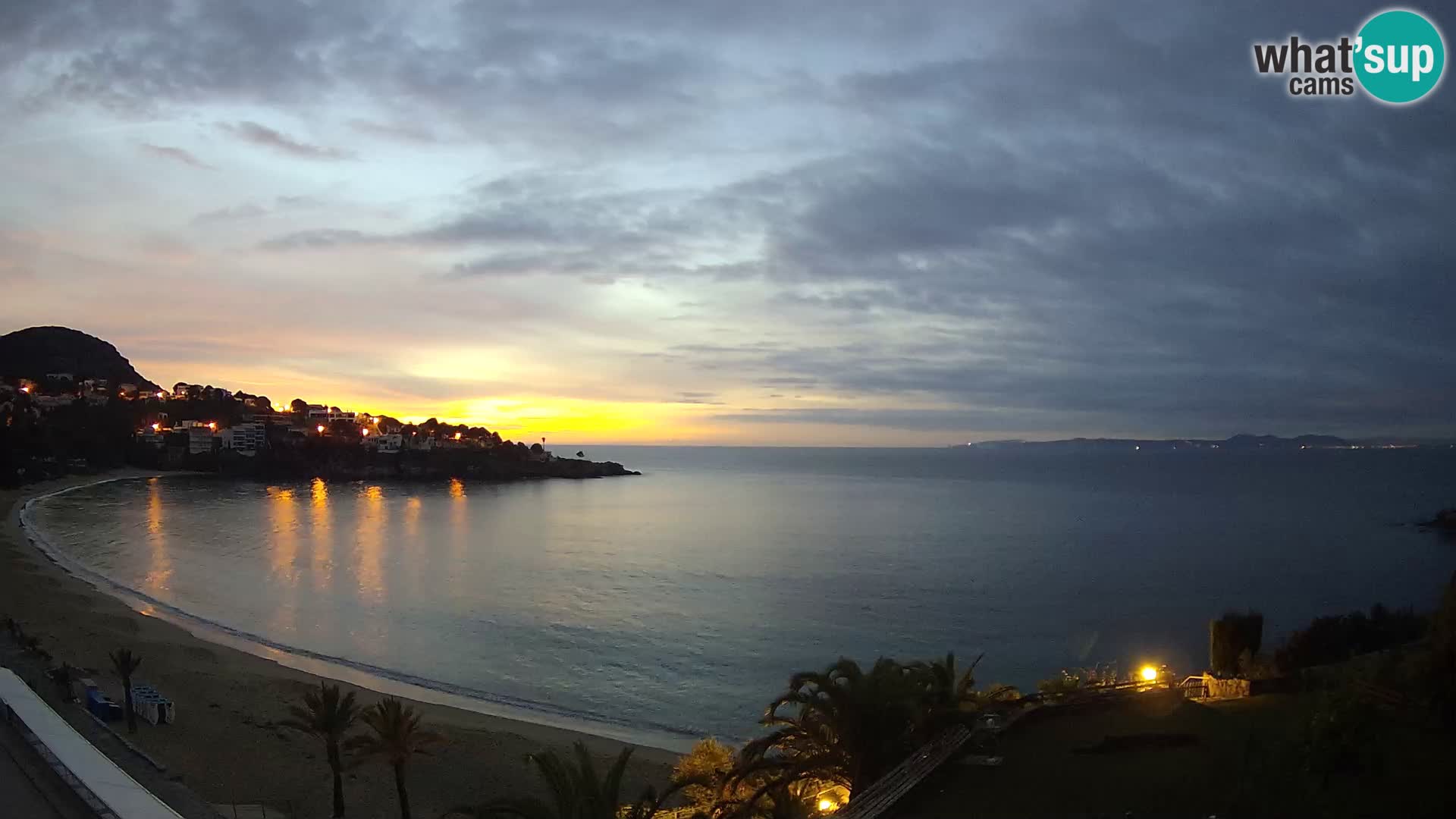 Plaža de l’Almadrava Spletna kamera Roses – Costa Brava – Španija