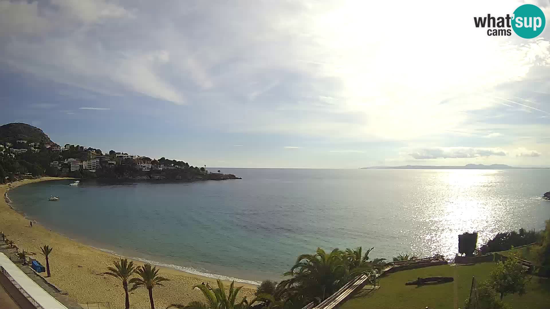Playa de l’Almadrava camera en vivo Roses – Costa Brava – Espana