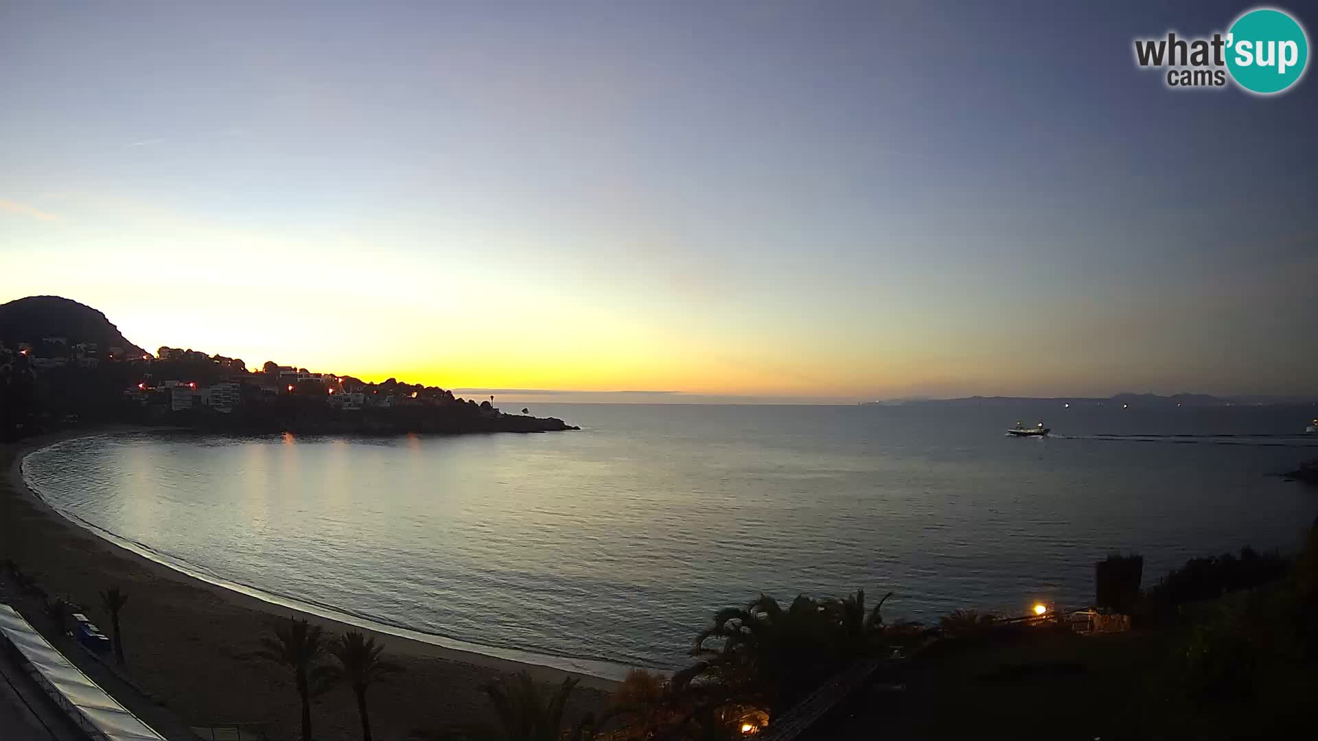 Plaža de l’Almadrava Spletna kamera Roses – Costa Brava – Španija