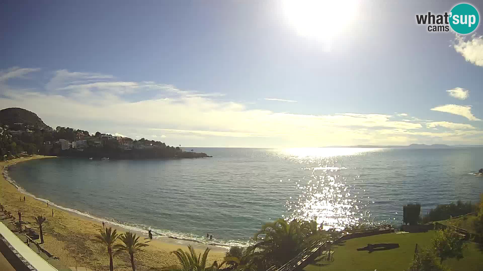 Platja de l’Almadrava Strand Webcam Roses – Costa Brava – Spanien