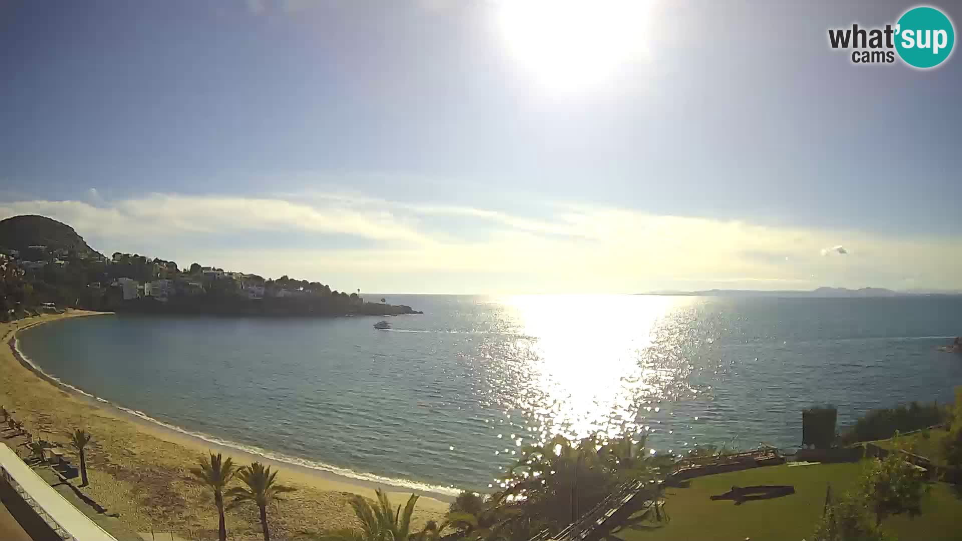 Platja de l’Almadrava Strand Webcam Roses – Costa Brava – Spanien