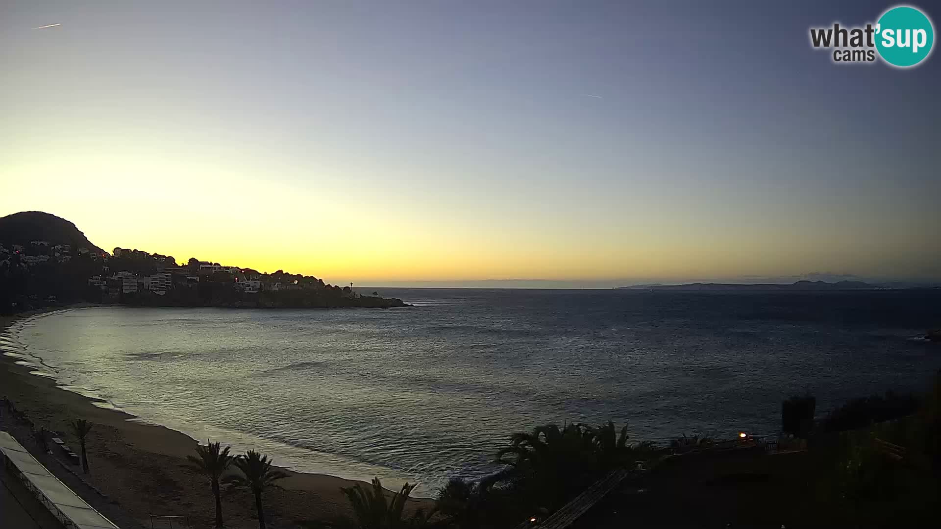 Plage de l’Almadrava Livecam Roses – Costa Brava – Espagne