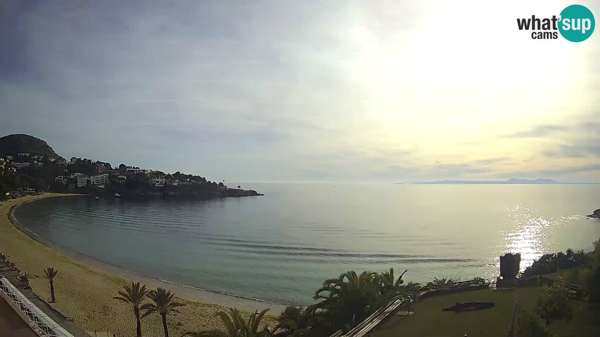 Playa de l’Almadrava camera en vivo Roses – Costa Brava – Espana
