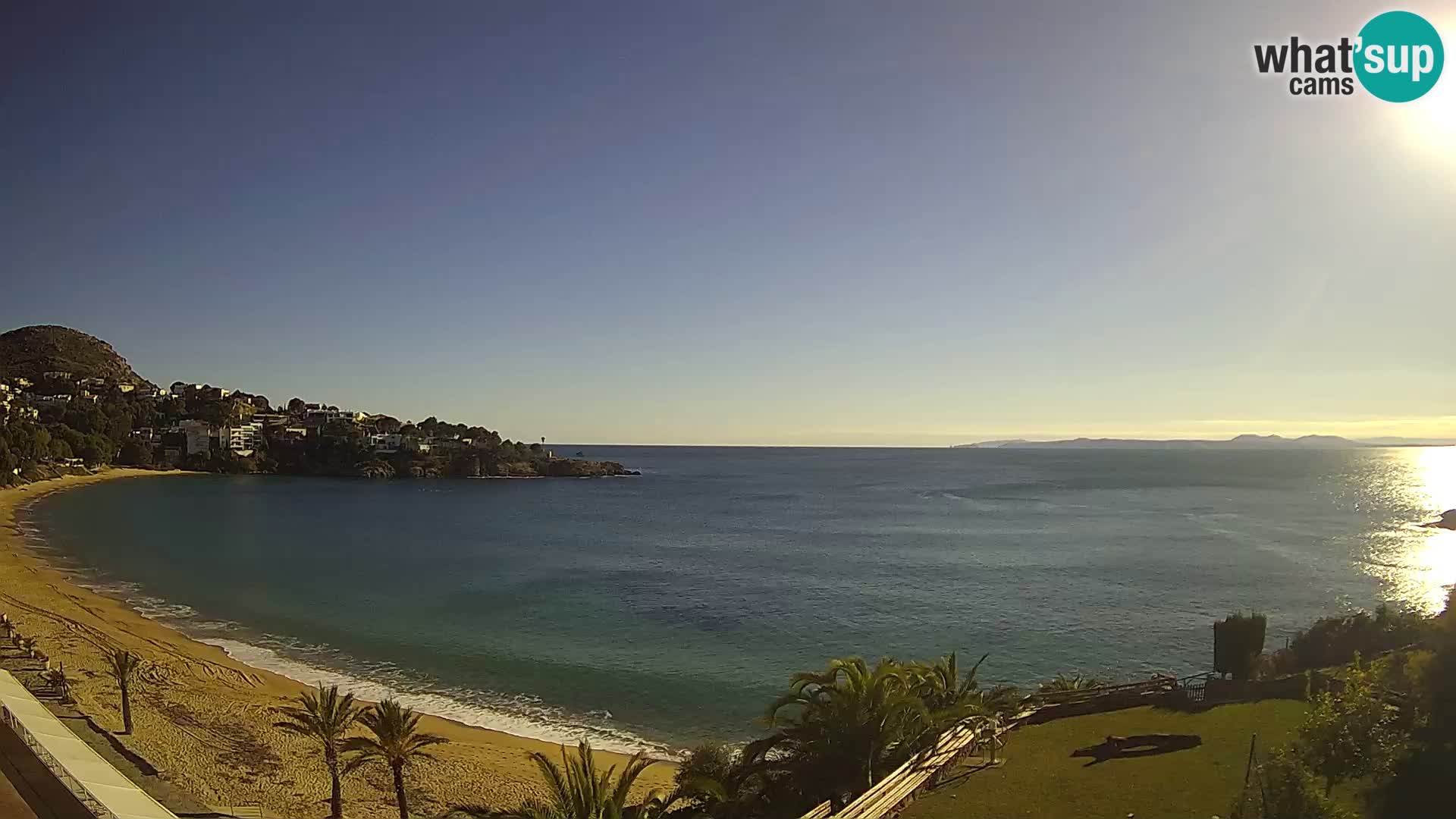 Playa de l’Almadrava camera en vivo Roses – Costa Brava – Espana