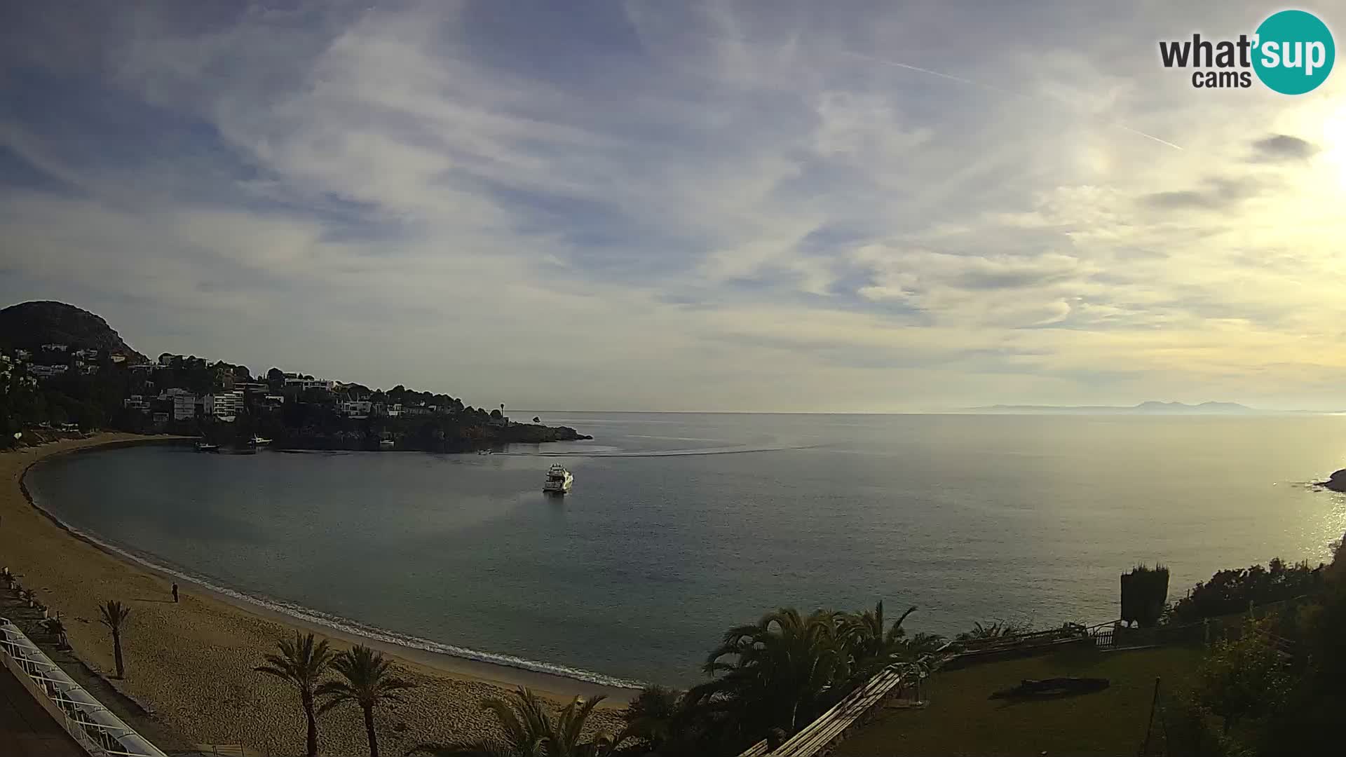 Plage de l’Almadrava Livecam Roses – Costa Brava – Espagne