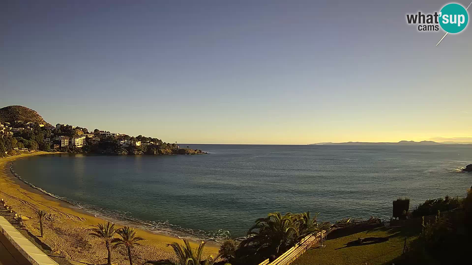 Playa de l’Almadrava camera en vivo Roses – Costa Brava – Espana