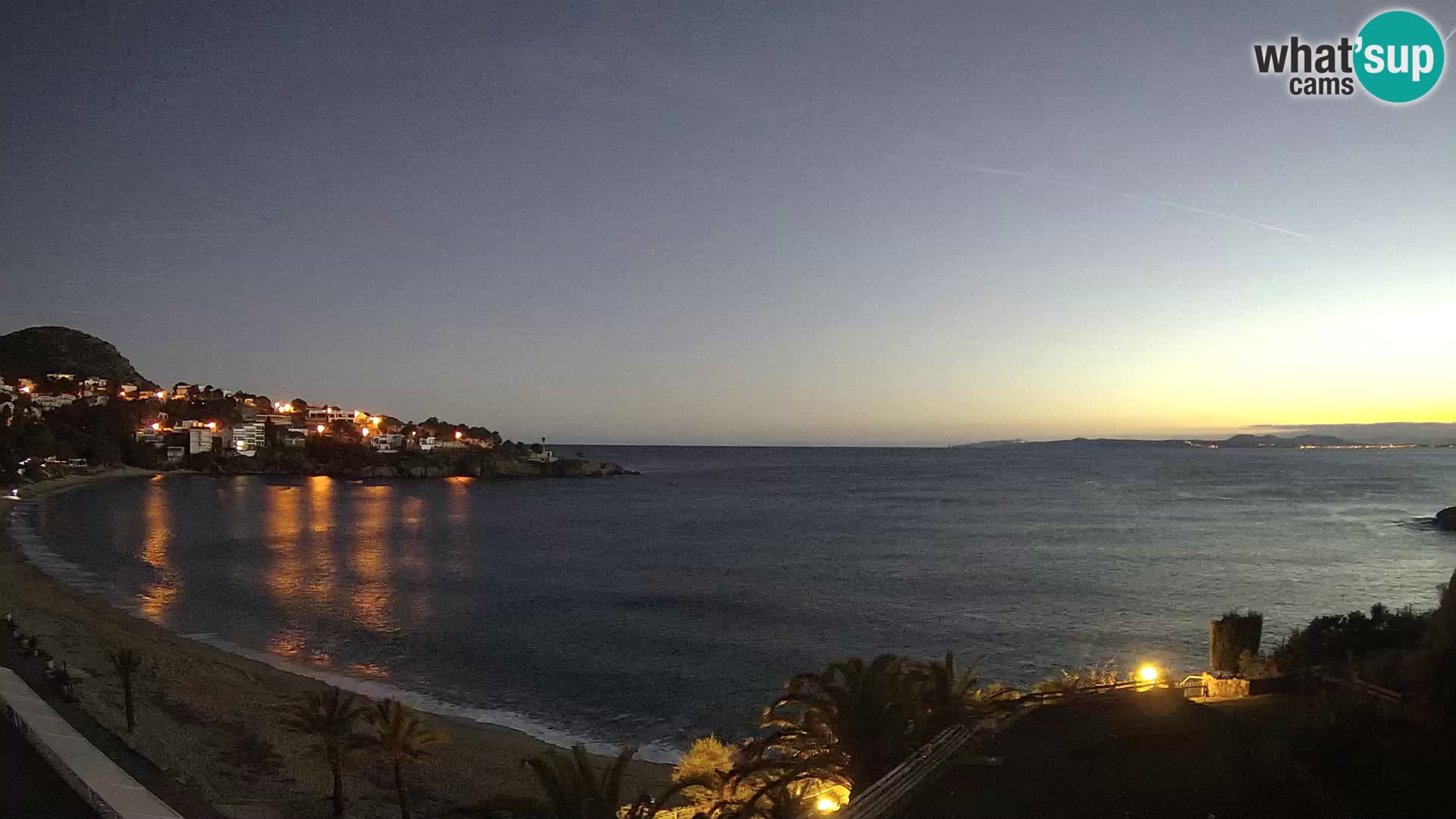 Playa de l’Almadrava camera en vivo Roses – Costa Brava – Espana