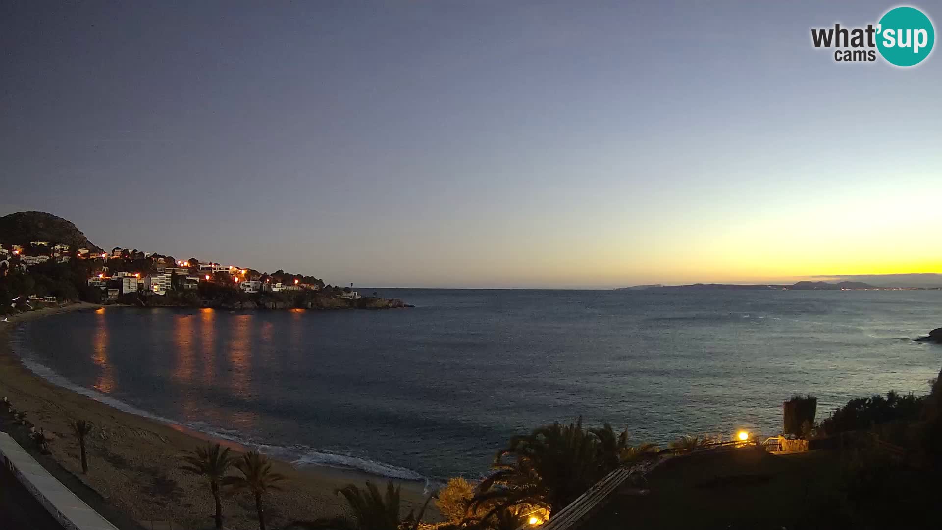 Playa de l’Almadrava camera en vivo Roses – Costa Brava – Espana