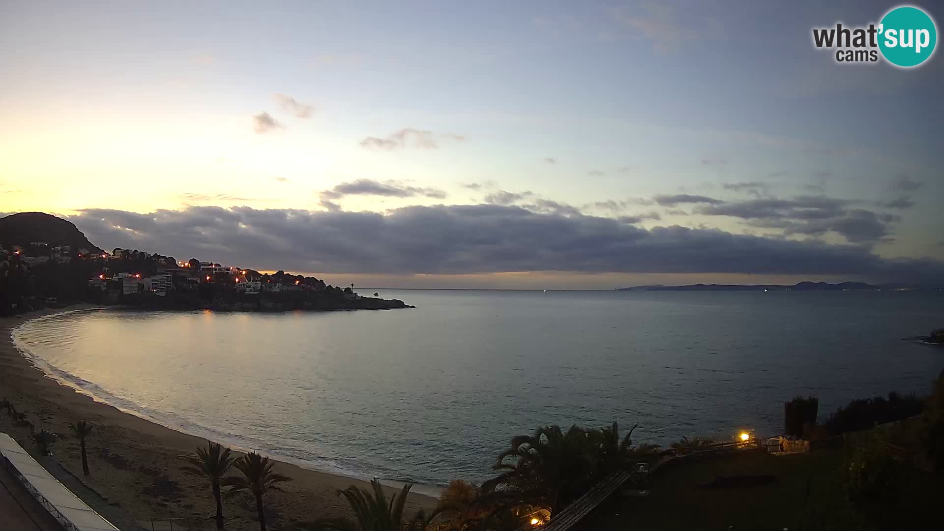Playa de l’Almadrava camera en vivo Roses – Costa Brava – Espana