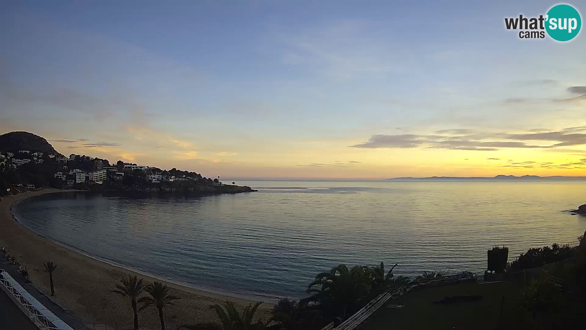Platja de l’Almadrava Strand Webcam Roses – Costa Brava – Spanien