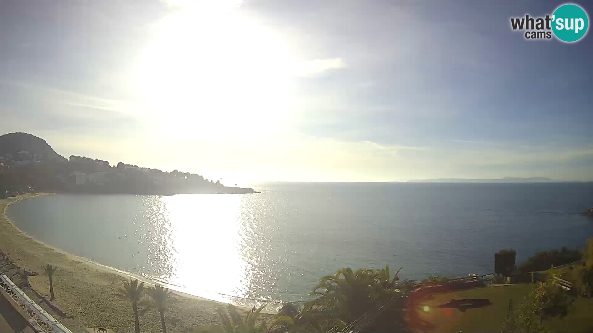 Platja de l’Almadrava beach Live Webcam Roses – Costa Brava – Spain