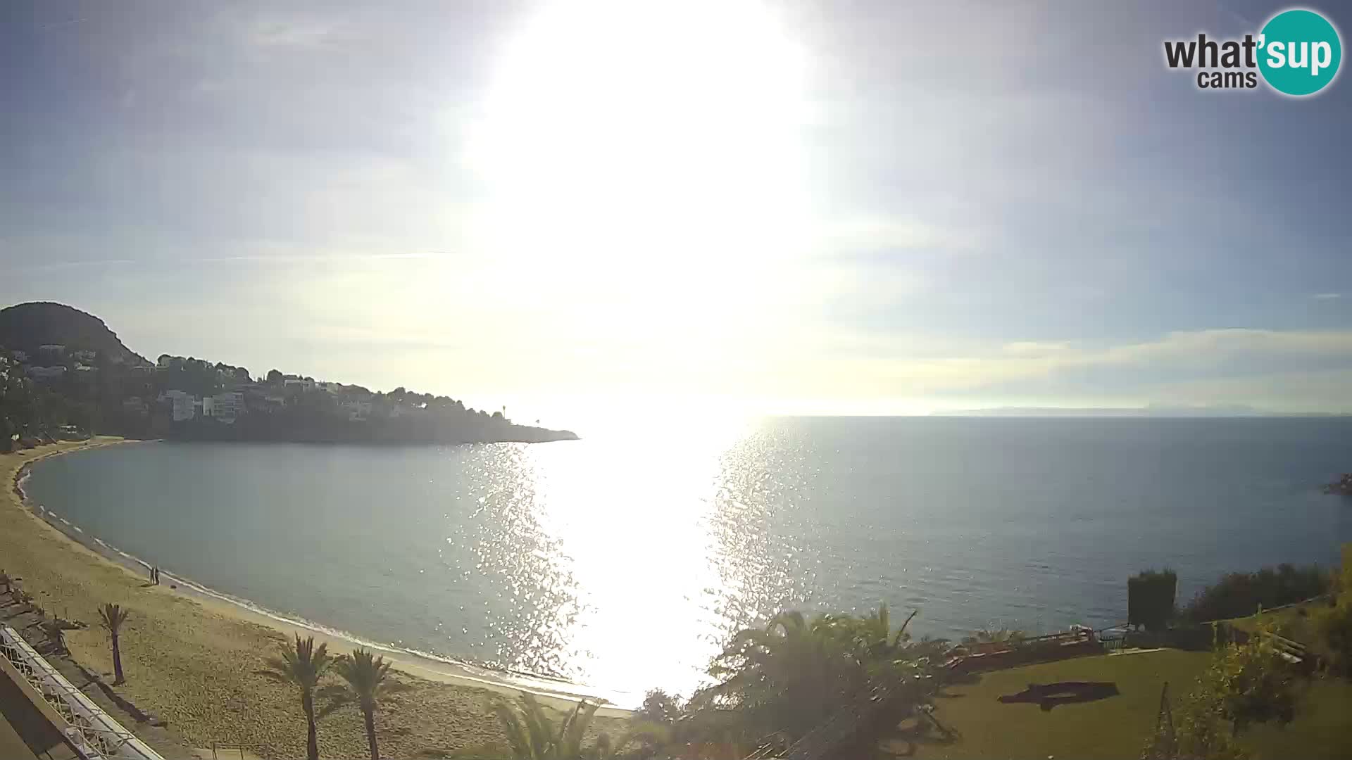 Platja de l’Almadrava Strand Webcam Roses – Costa Brava – Spanien