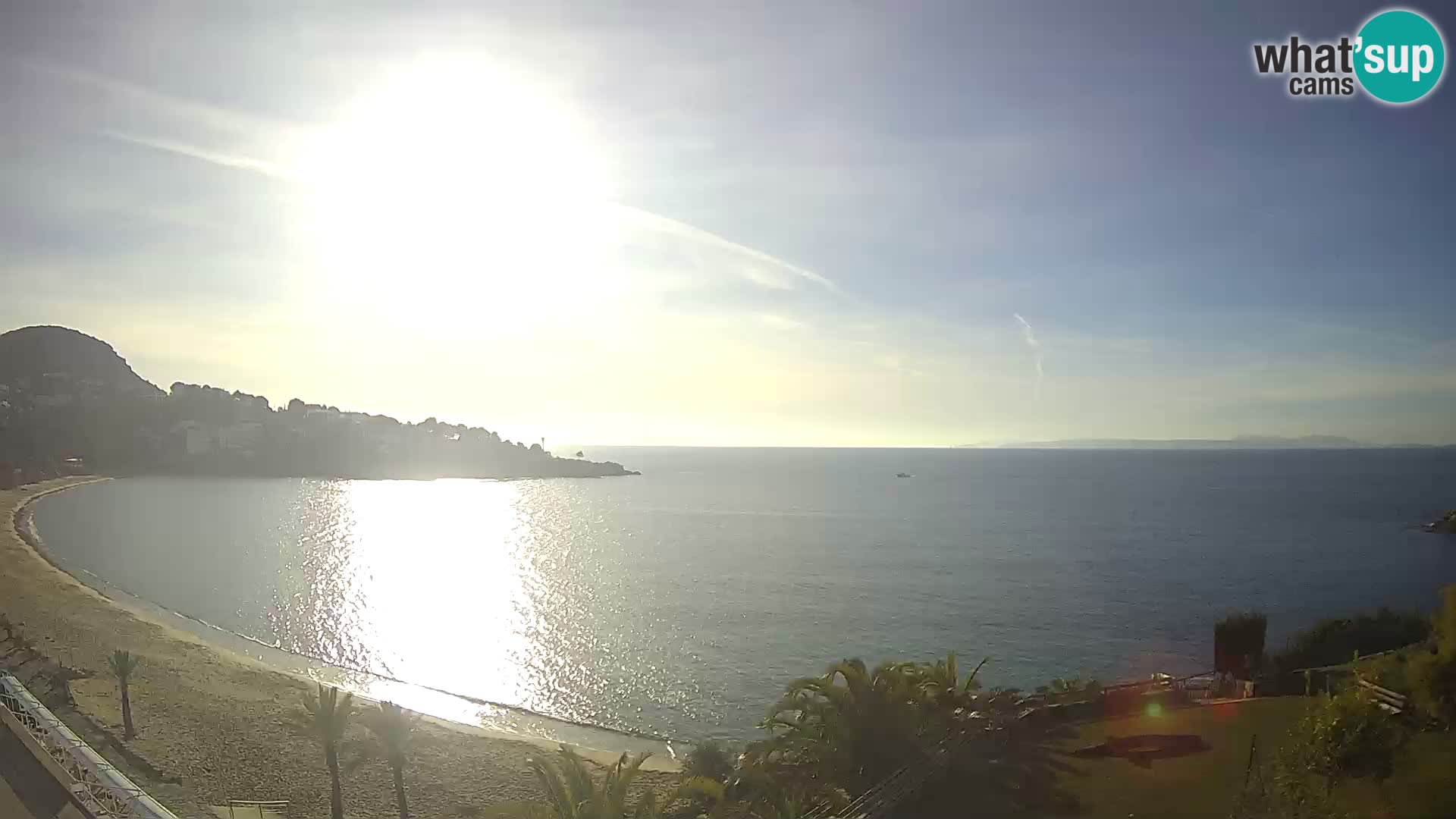 Plaža de l’Almadrava Spletna kamera Roses – Costa Brava – Španija