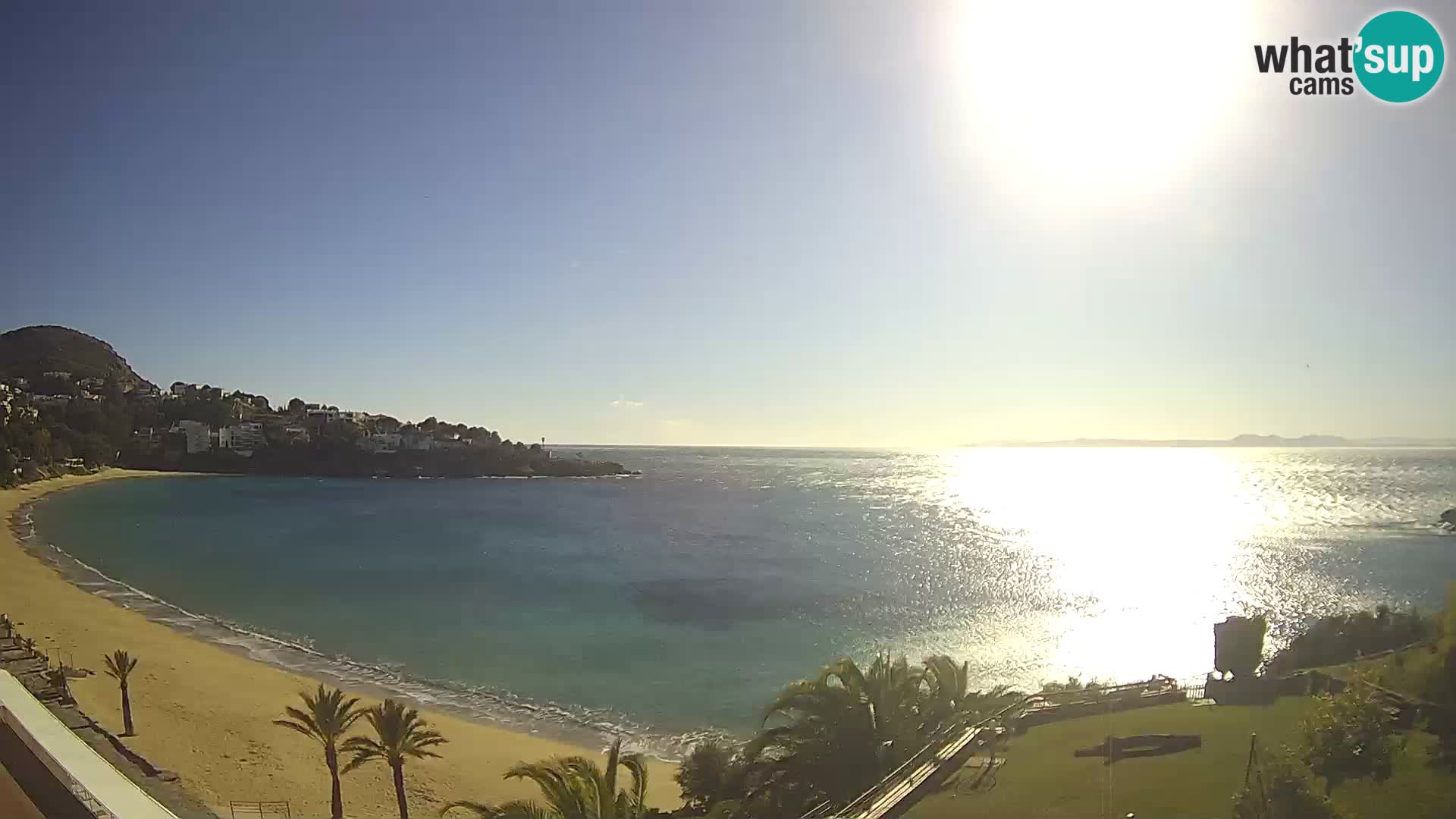 Platja de l’Almadrava Strand Webcam Roses – Costa Brava – Spanien