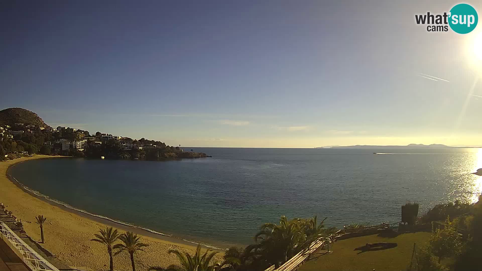 Plaža de l’Almadrava Spletna kamera Roses – Costa Brava – Španija