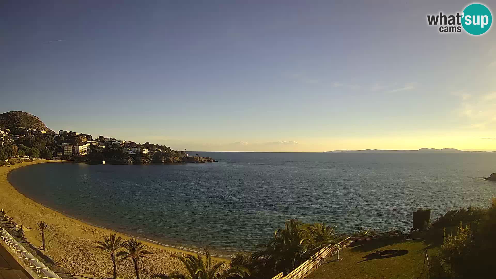 Plaža de l’Almadrava Spletna kamera Roses – Costa Brava – Španija