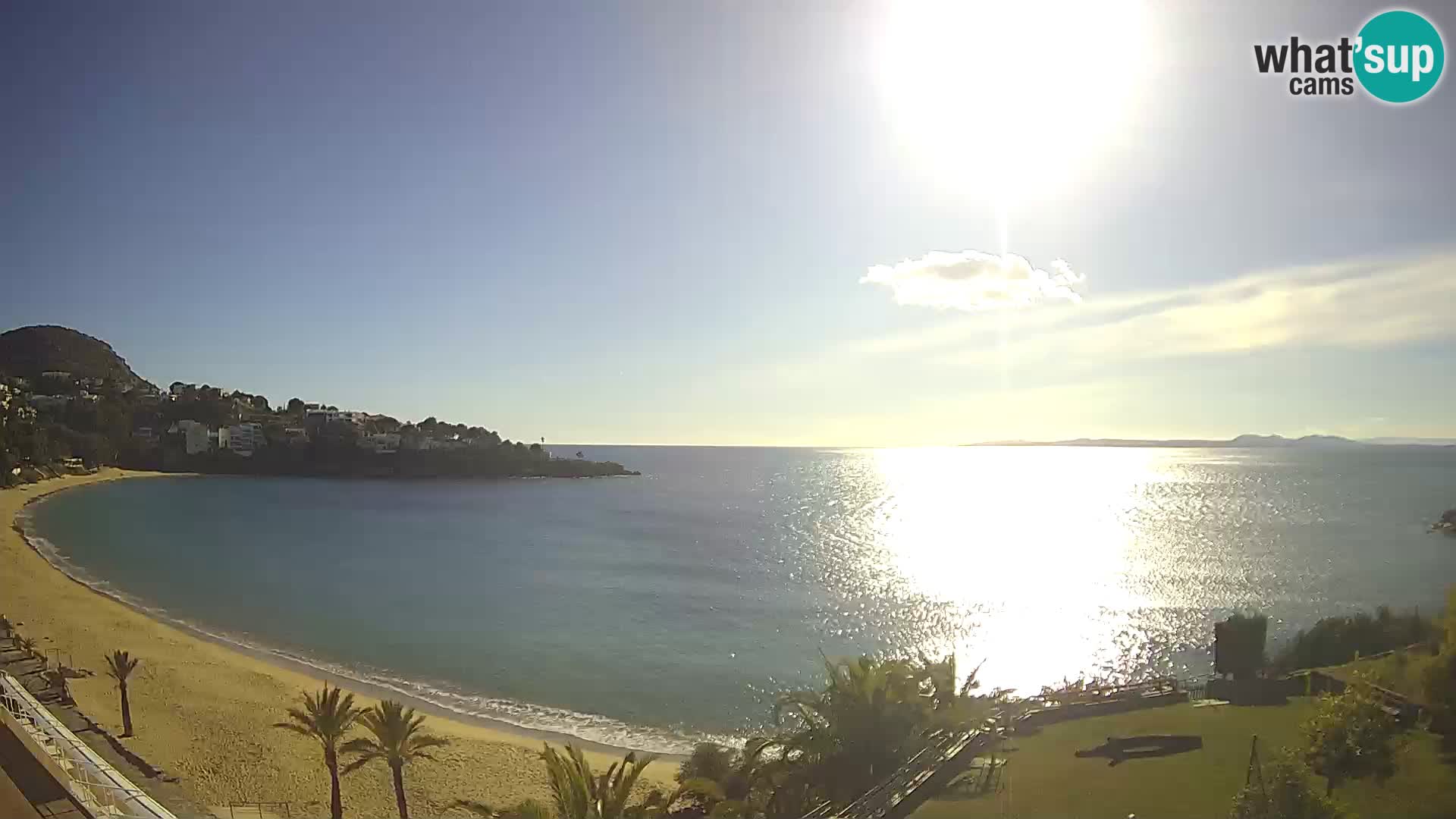 Playa de l’Almadrava camera en vivo Roses – Costa Brava – Espana