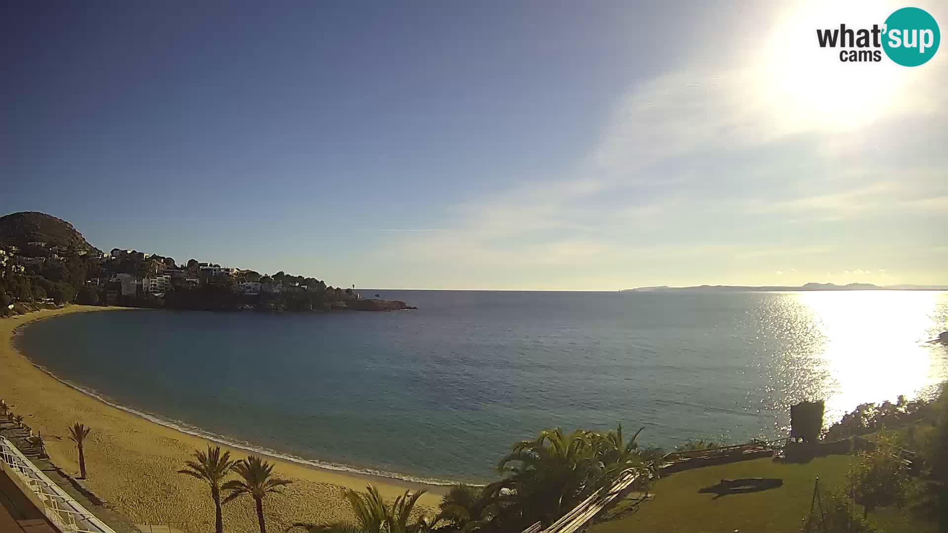 Platja de l’Almadrava Spiaggia Live Webcam Roses – Costa Brava – Spagna