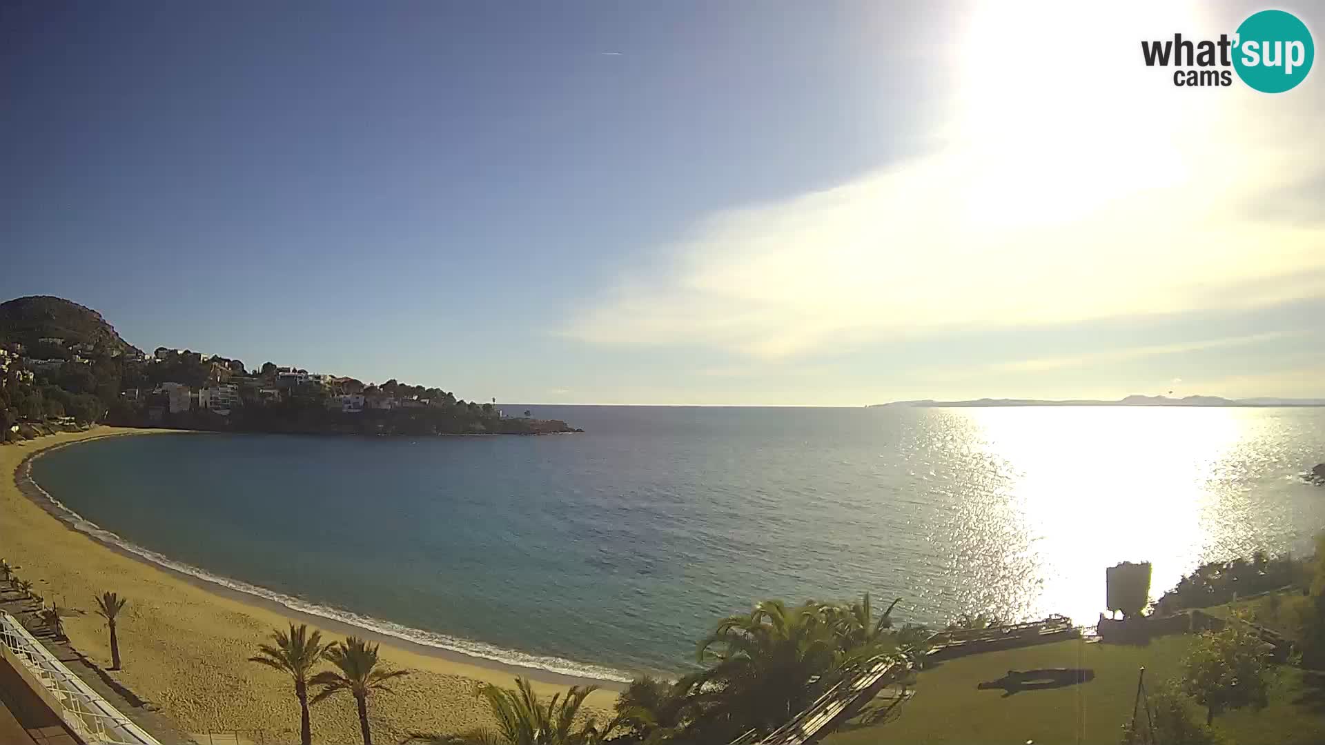 Platja de l’Almadrava Spiaggia Live Webcam Roses – Costa Brava – Spagna