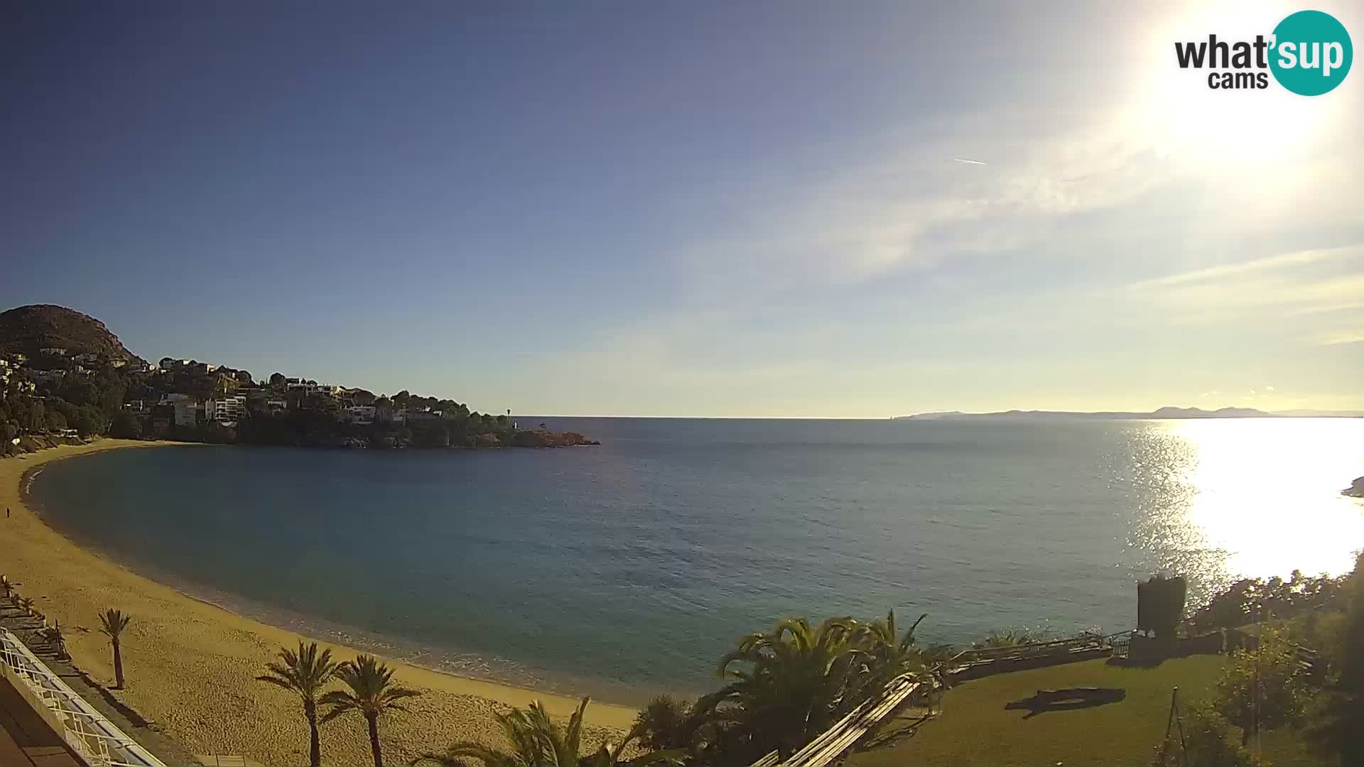 Plaža de l’Almadrava Spletna kamera Roses – Costa Brava – Španija
