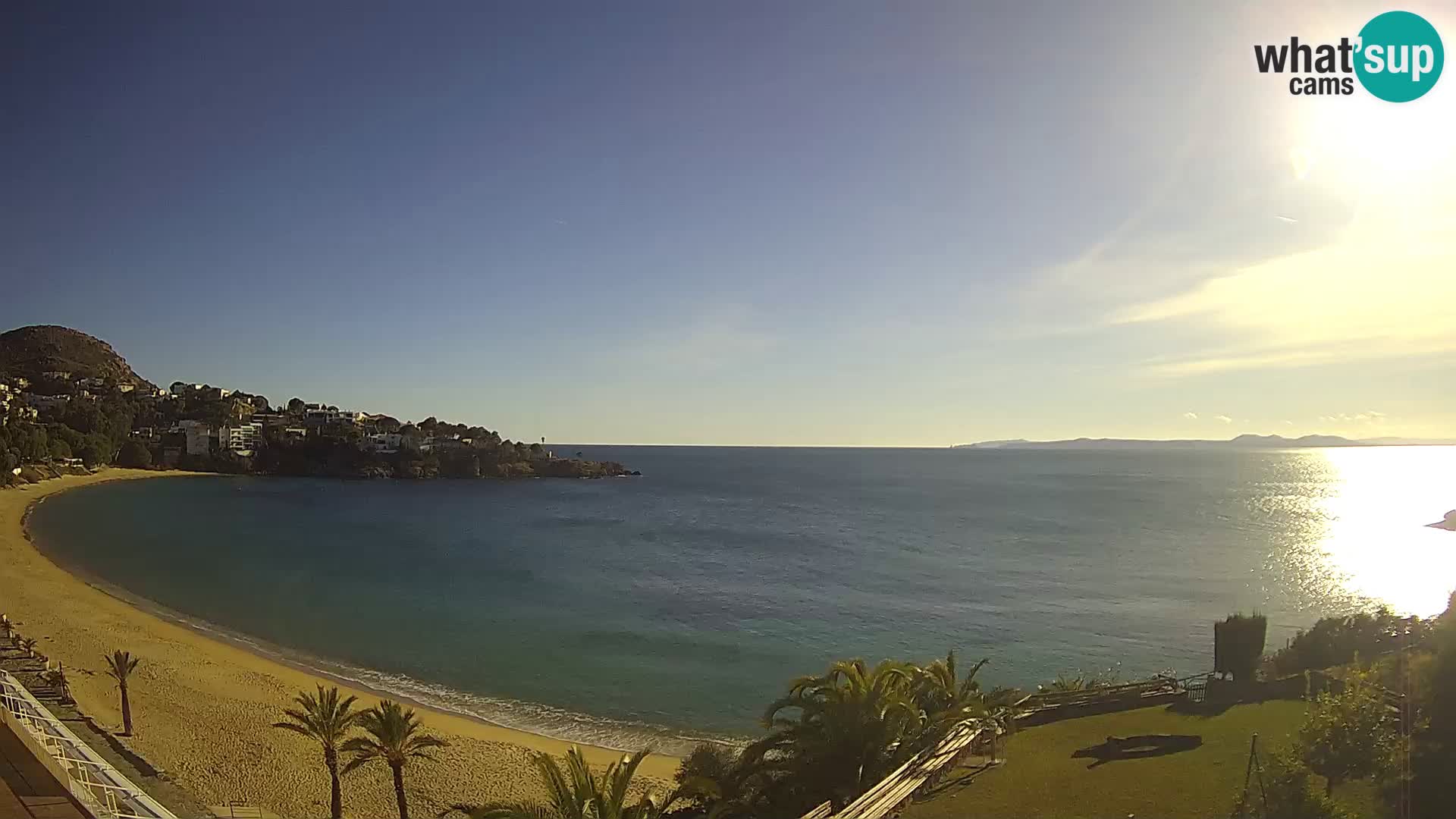 Plaža de l’Almadrava web kamera Roses – Costa Brava – Španjolska