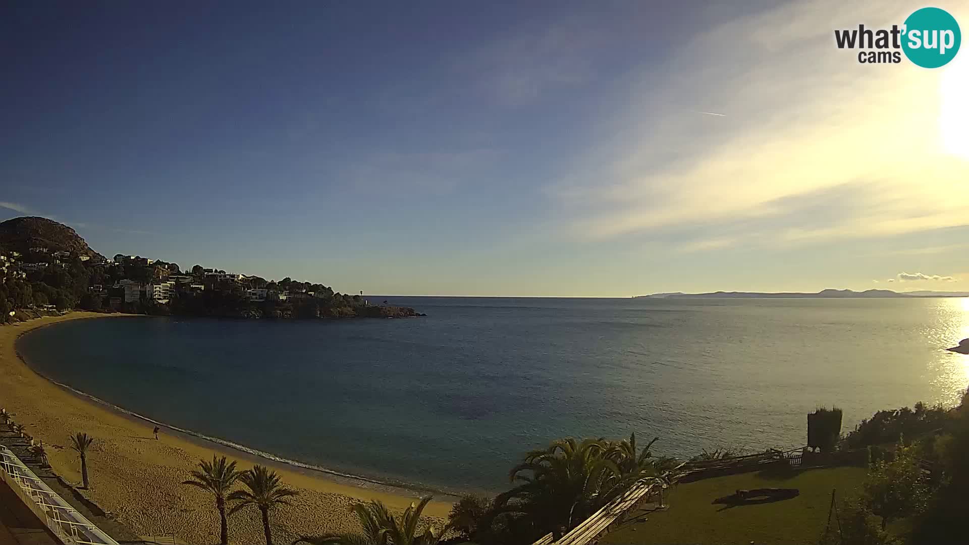 Plaža de l’Almadrava Spletna kamera Roses – Costa Brava – Španija