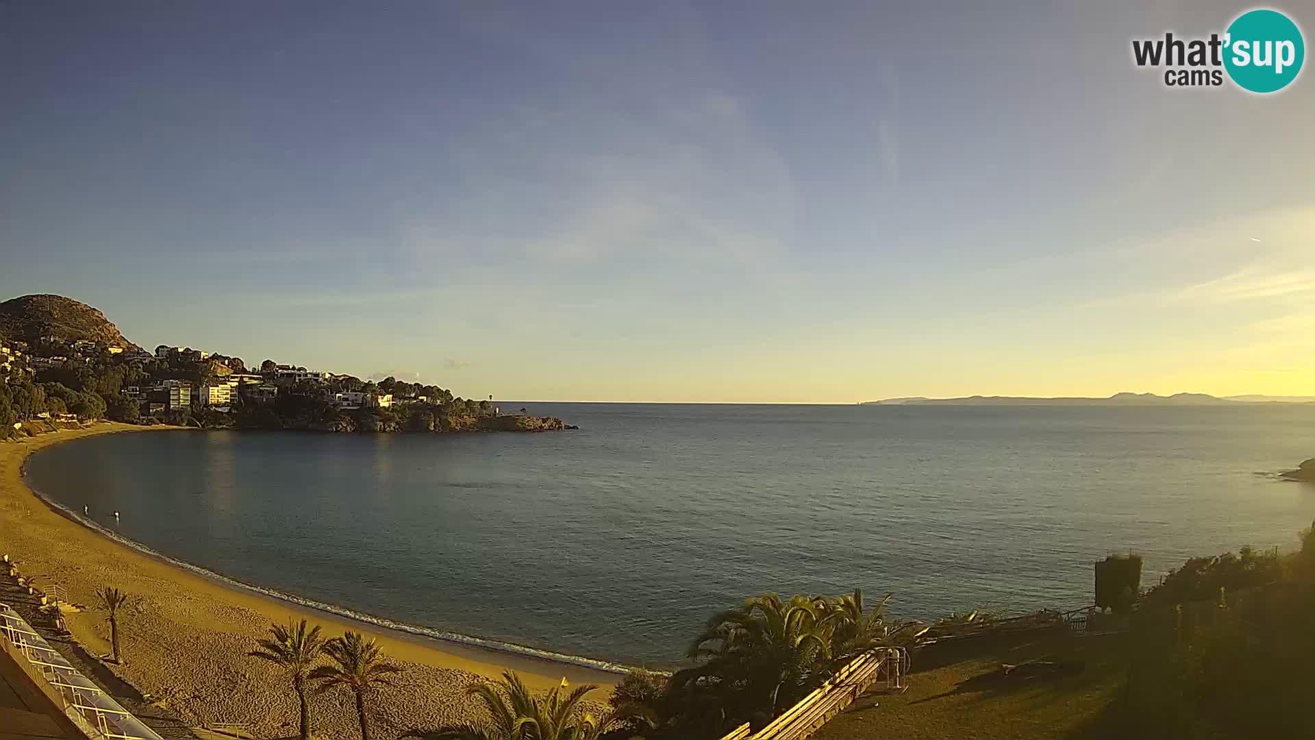 Plage de l’Almadrava Livecam Roses – Costa Brava – Espagne