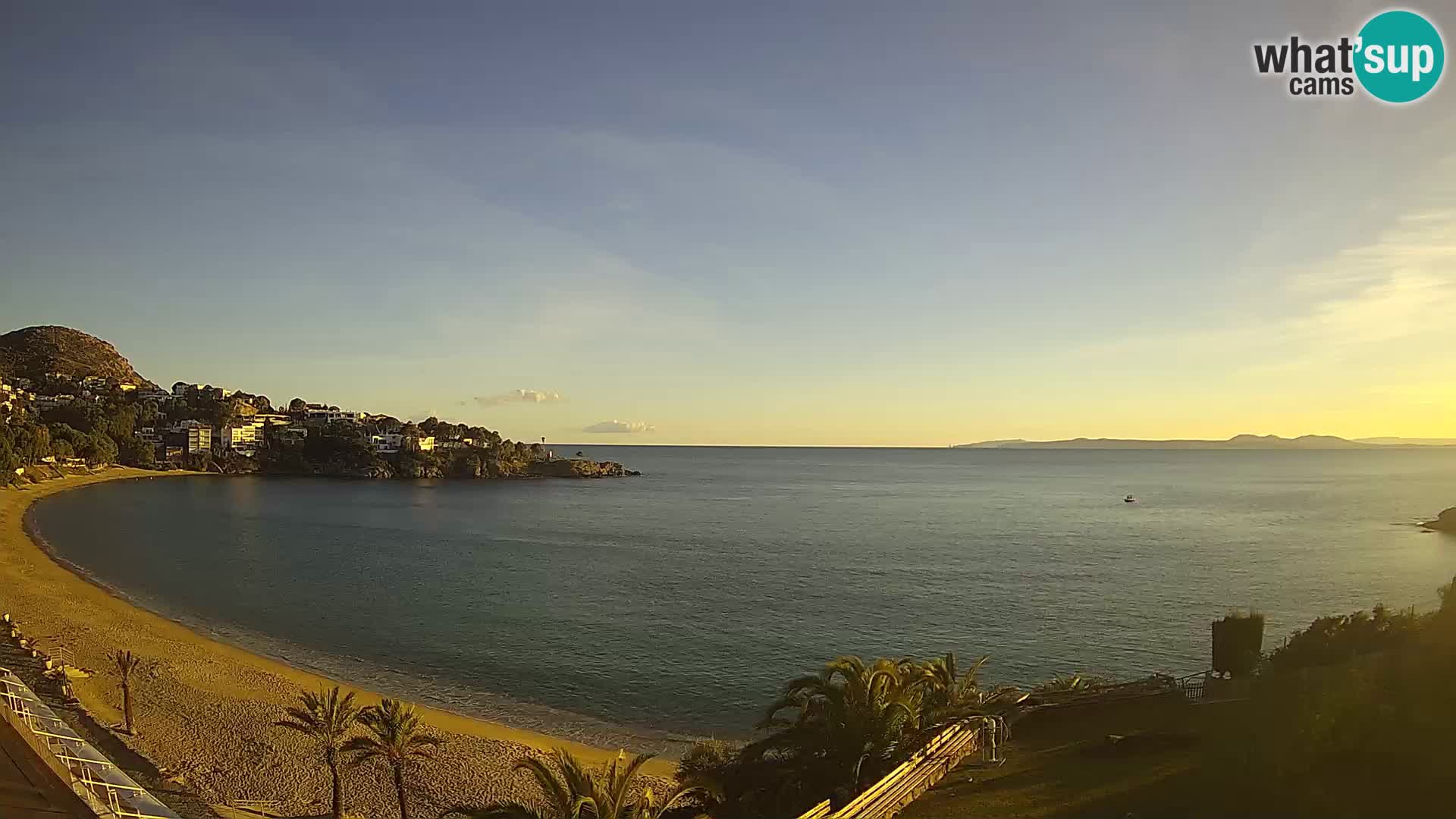 Plaža de l’Almadrava Spletna kamera Roses – Costa Brava – Španija